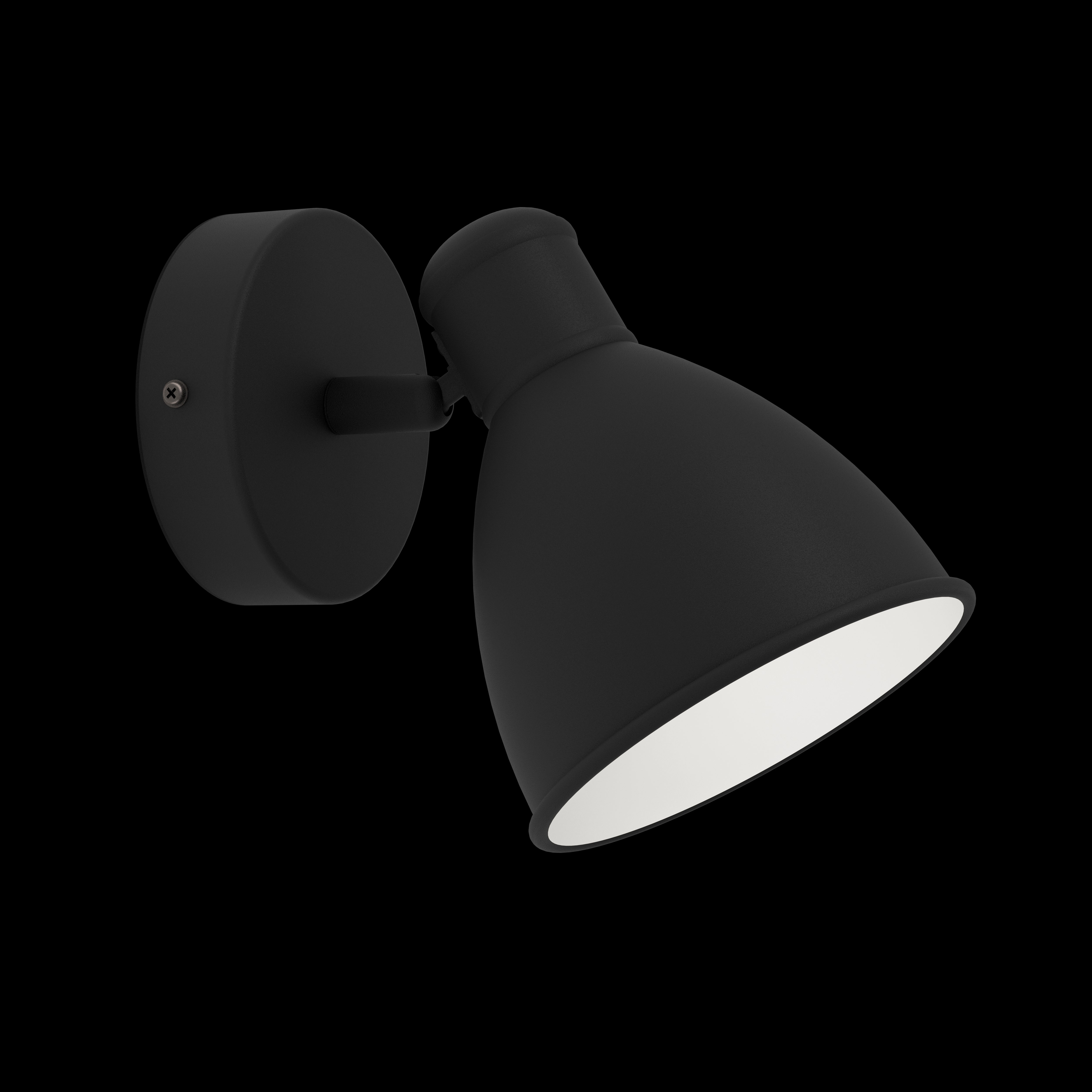 eglo san peri 1 black ip44 bathroom spot light living room image