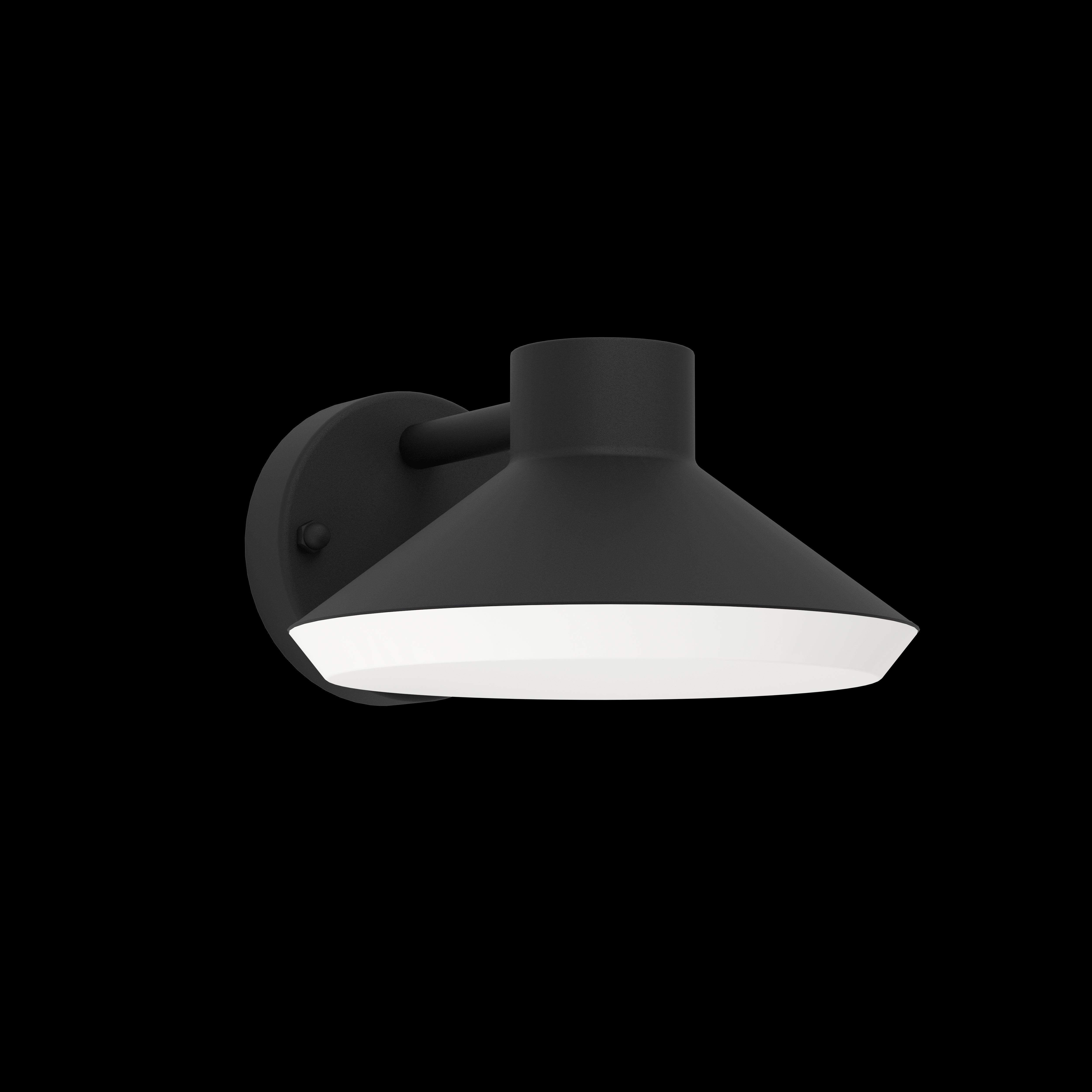 eglo ninnarella ip44 black outdoor wall light living room image