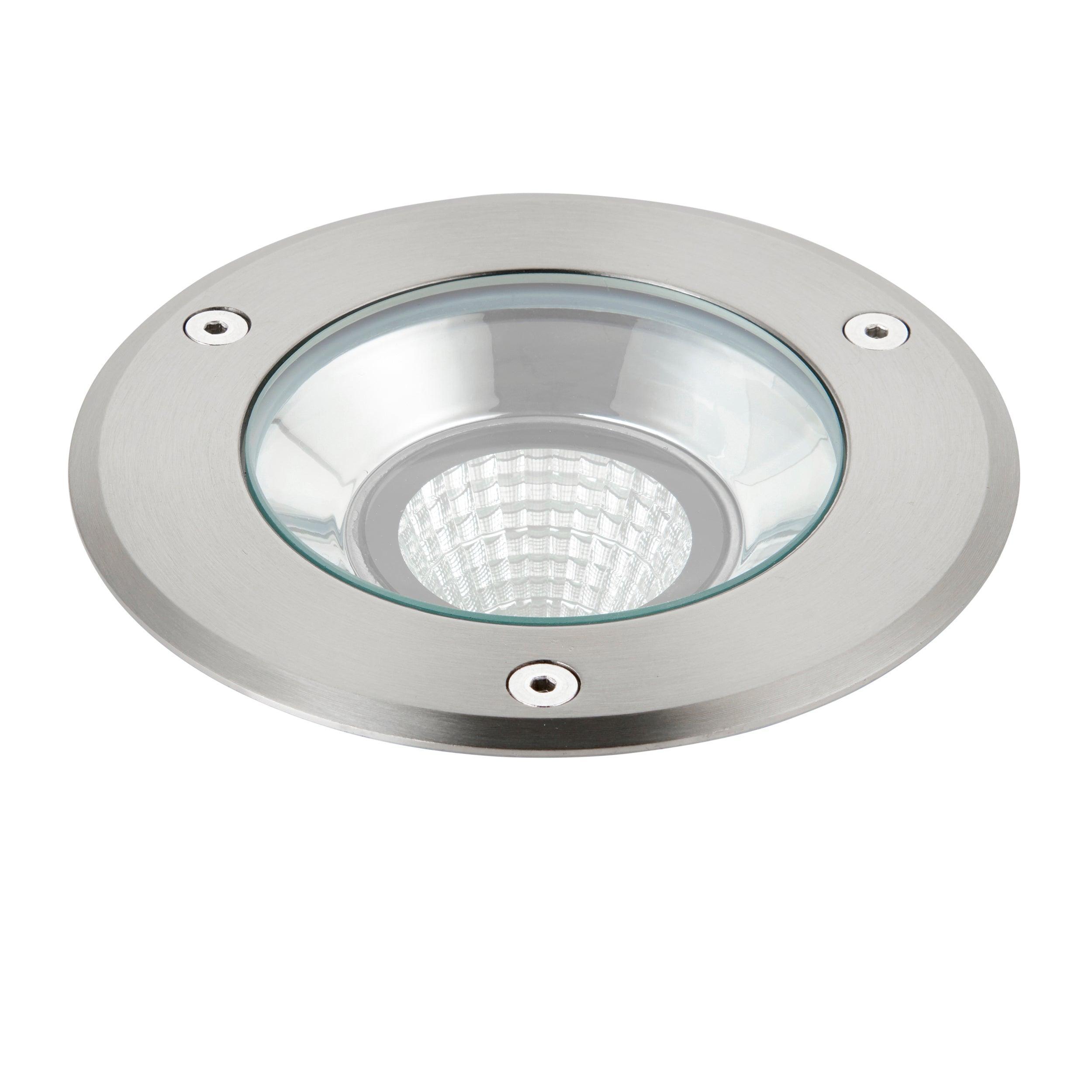 Hoxton LED Stainless Steel Decking Light Cool White IP67 13W-clearance
