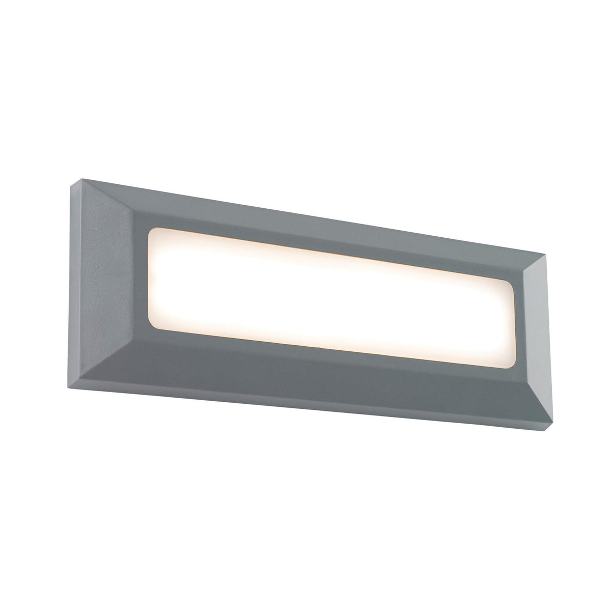 severus grey vertical outdoor brick light ip65 3w warm whiteby saxby lighting