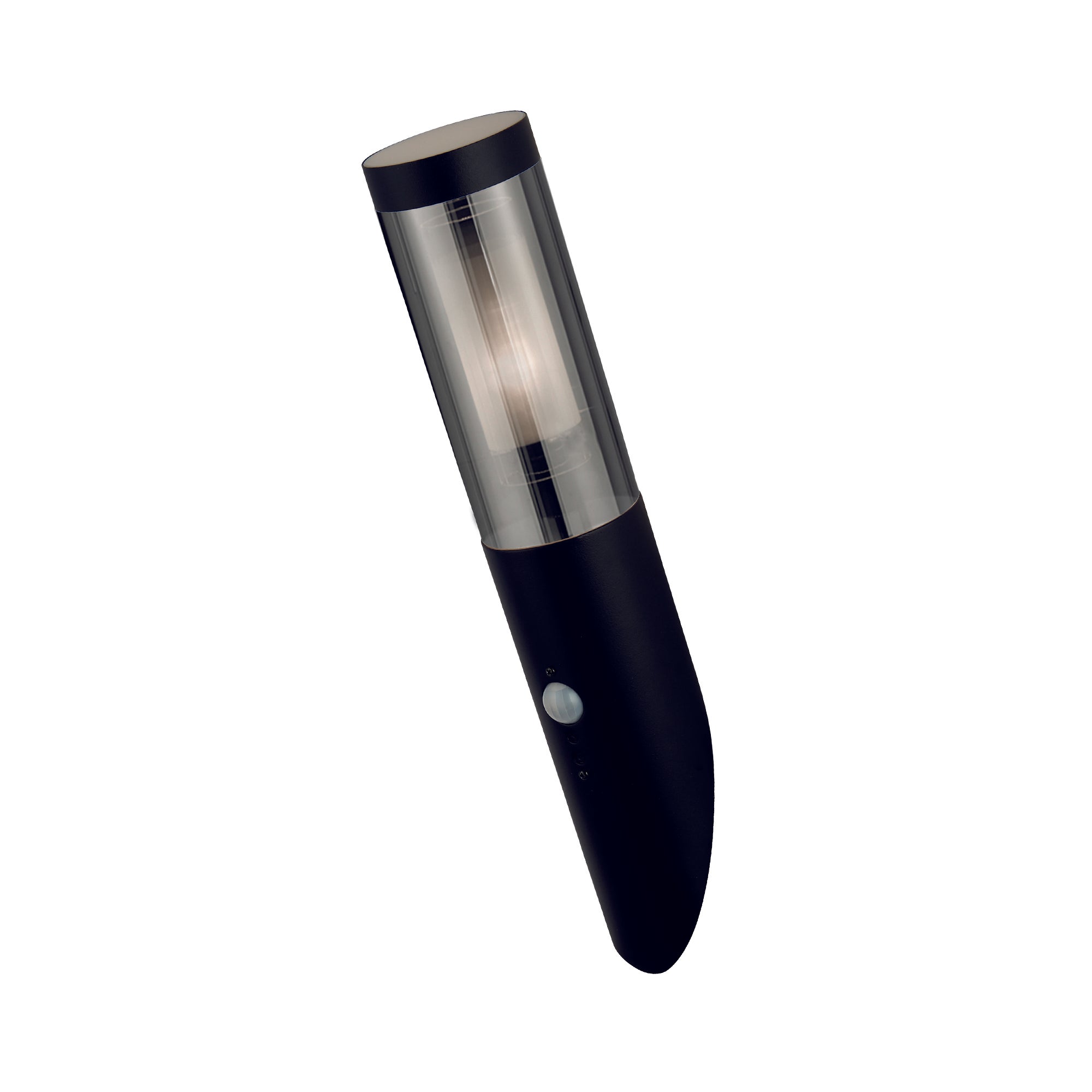 Searchlight Batton Black PIR Outdoor Wall Light