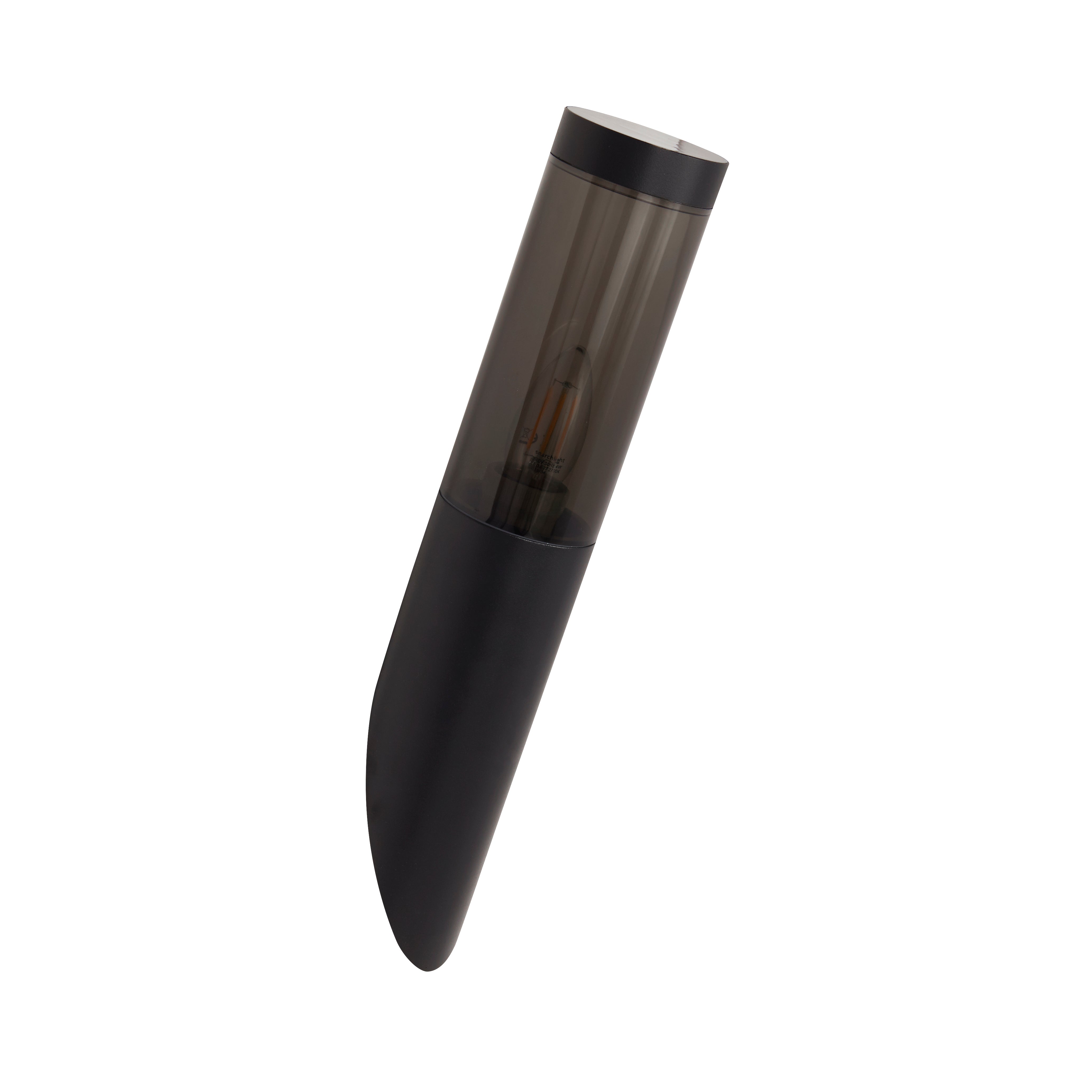 Searchlight Batton Black Outdoor Wall Light