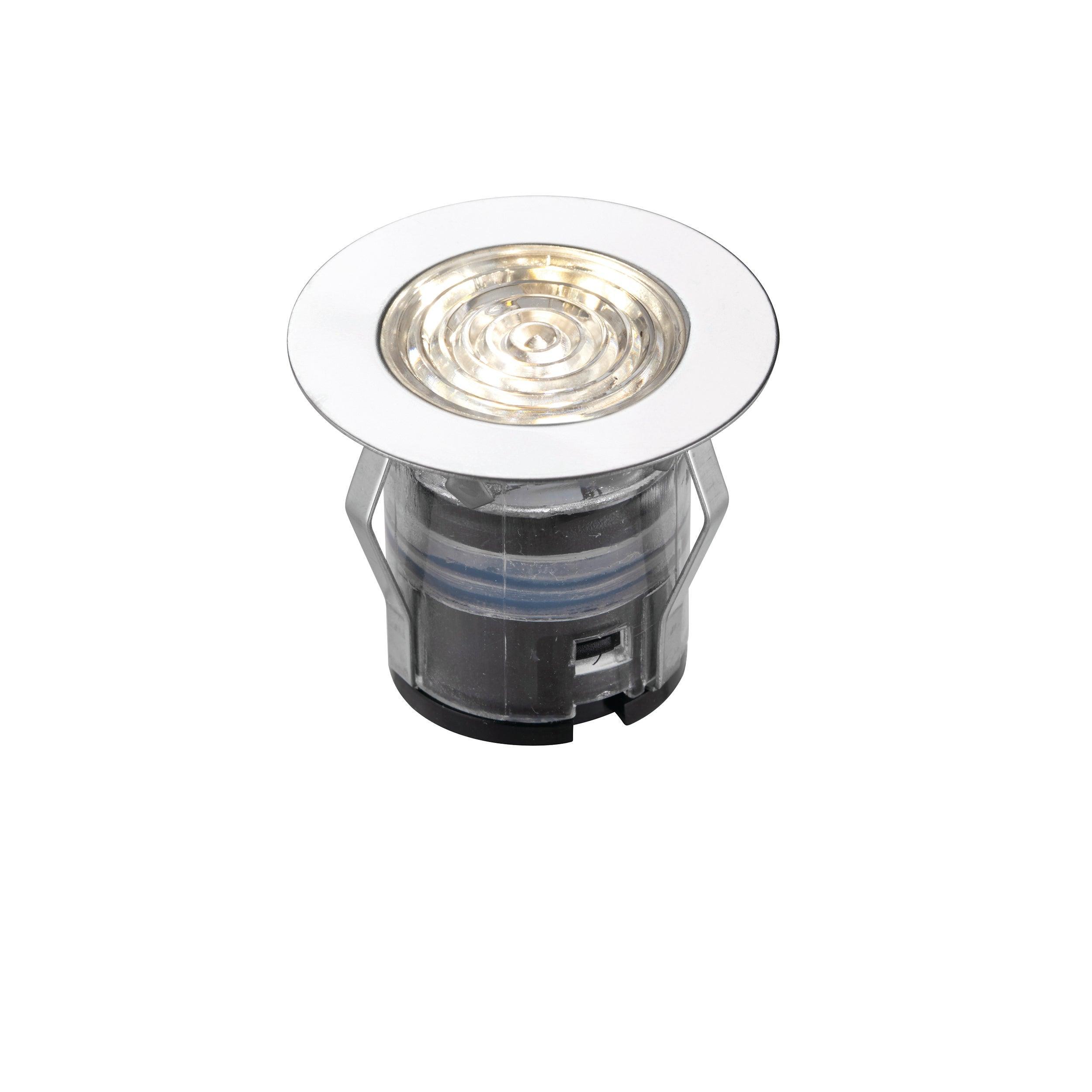 IkonPRO CCT 3000K/4000K Decking Light 35mm IP67 0.75W-clearance