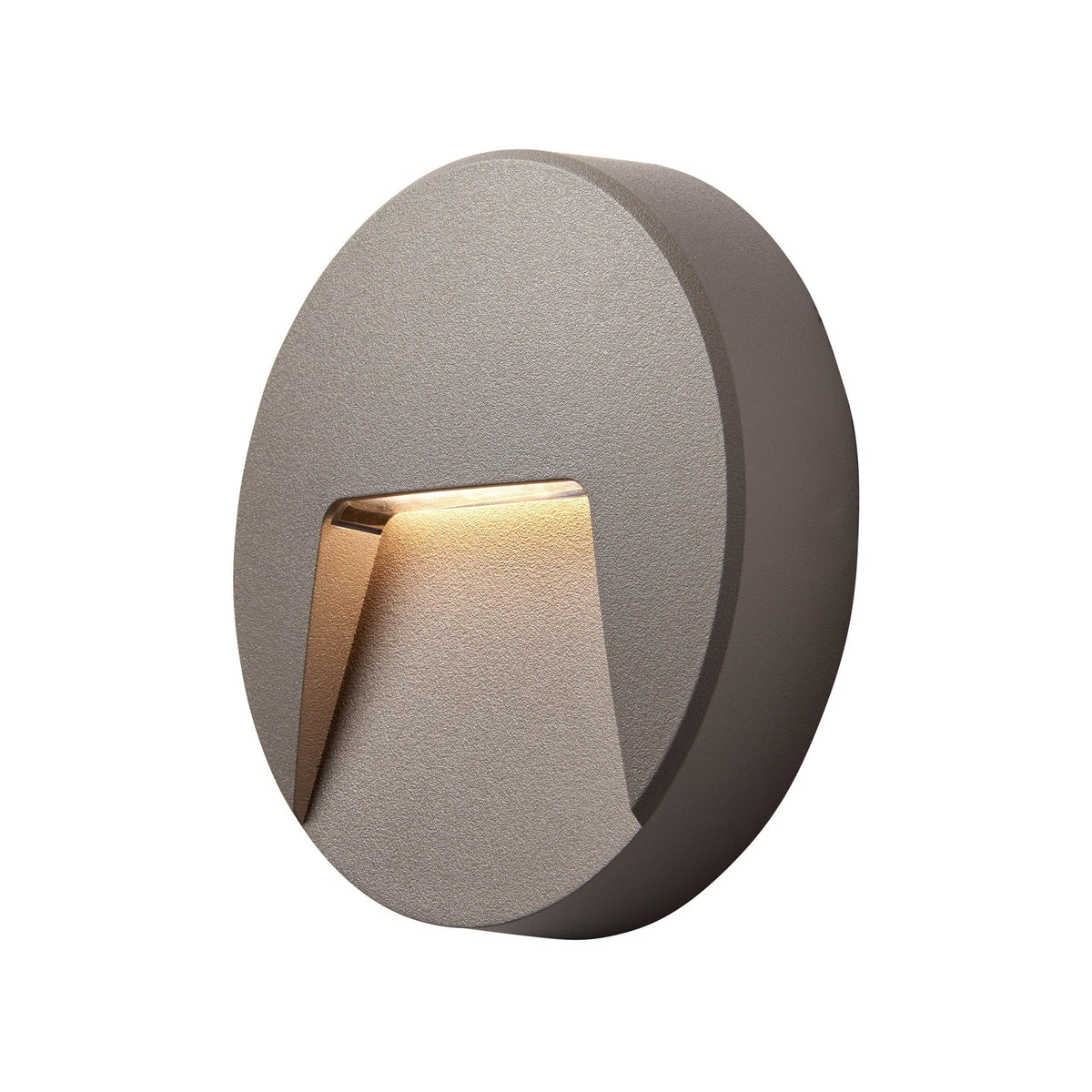 Severus Grey Round Outdoor Wall Light IP65 2.8W - CCT-warehouse-091026