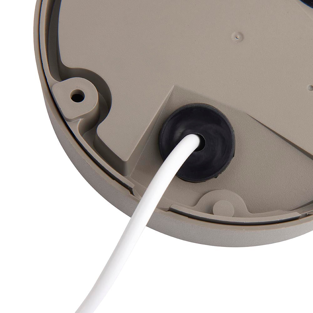 Severus Grey Round Outdoor Wall Light IP65 2.8W - CCT-warehouse-091026