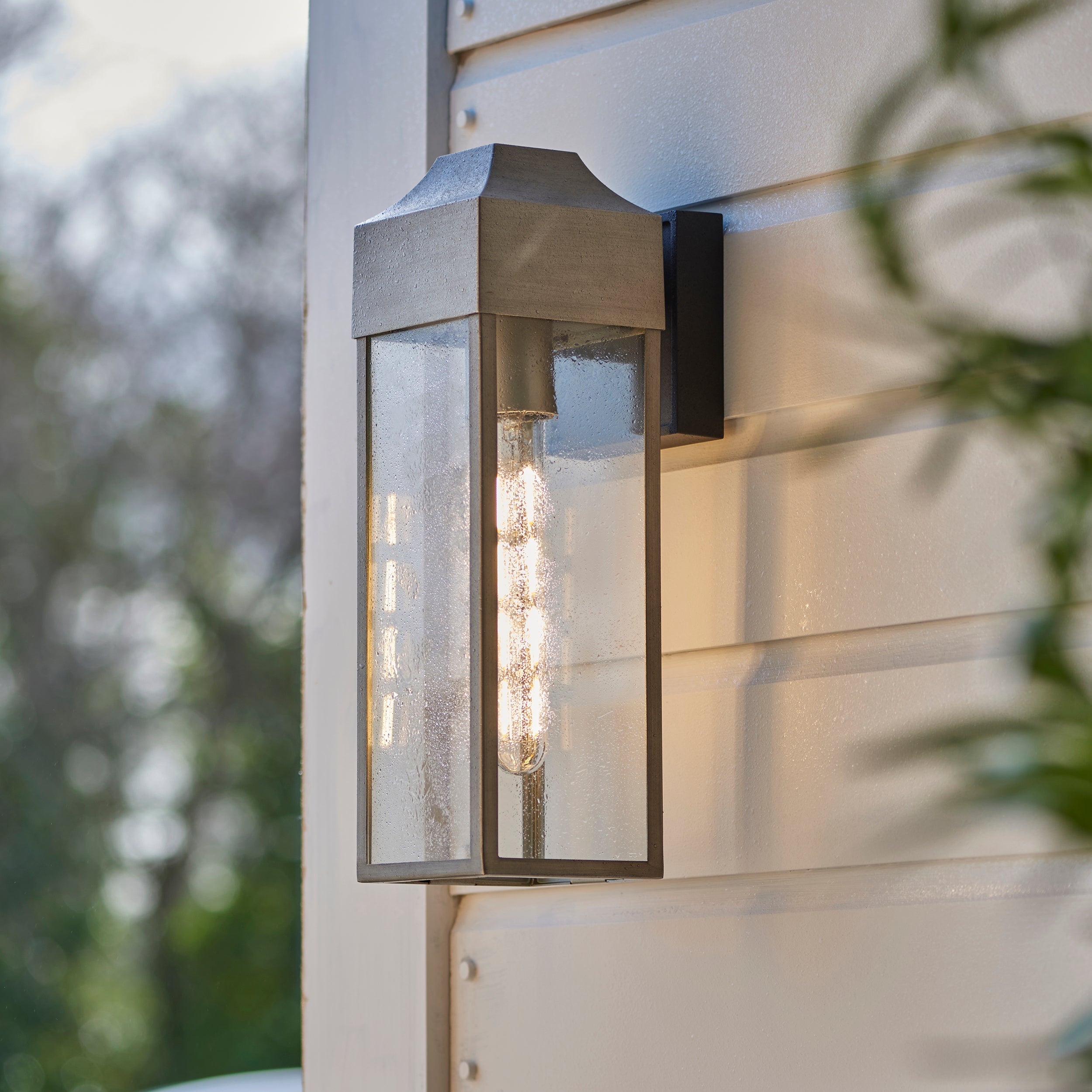 Georgian Pewter Outdoor Wall Light - IP44