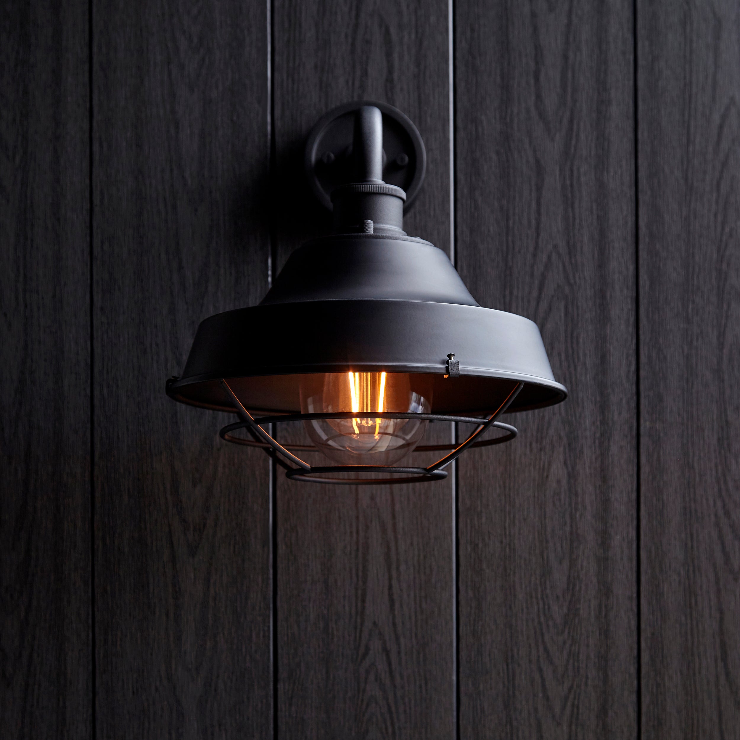 Lloyd Black Outdoor Wall Light - IP44