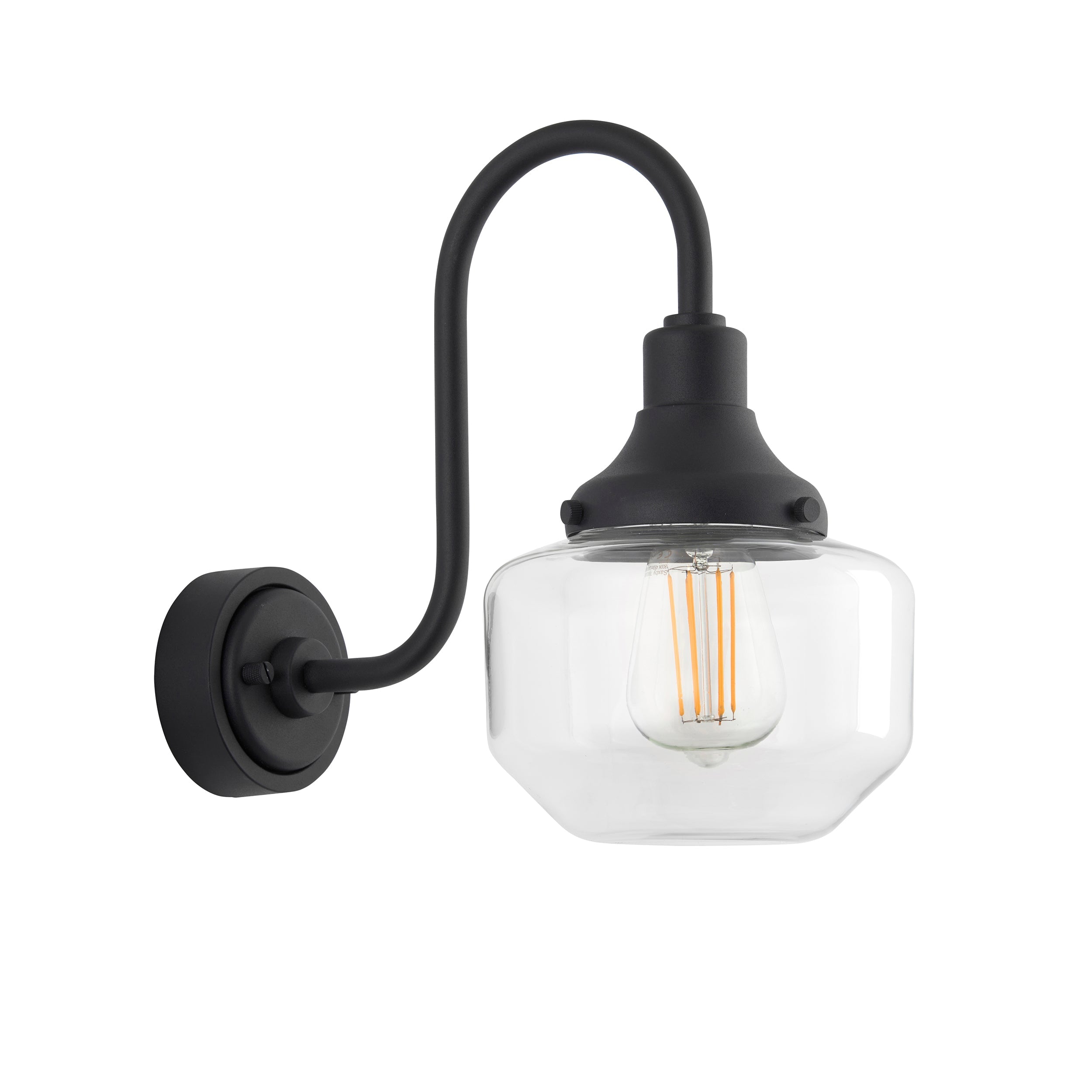 Schoolhouse Black Outdoor Wall Light
