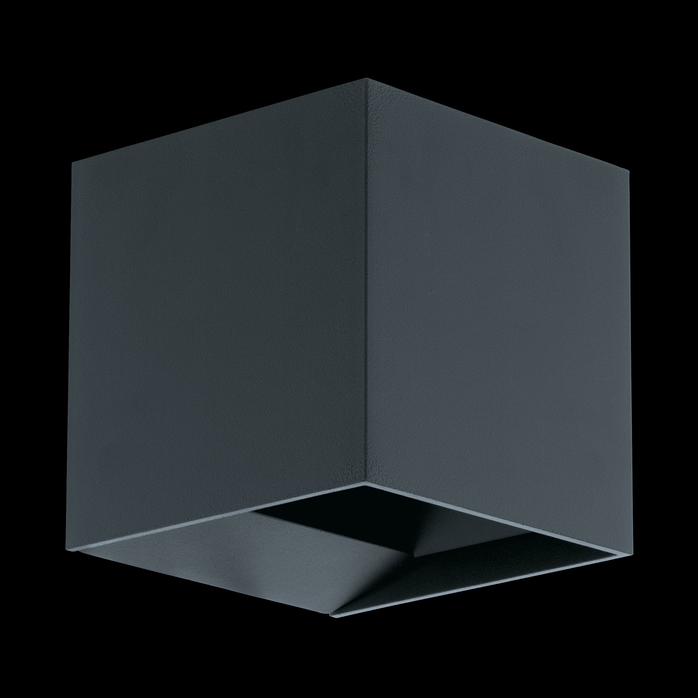 eglo calpino ip54 grey square outdoor led wall light kitchen lighting 
