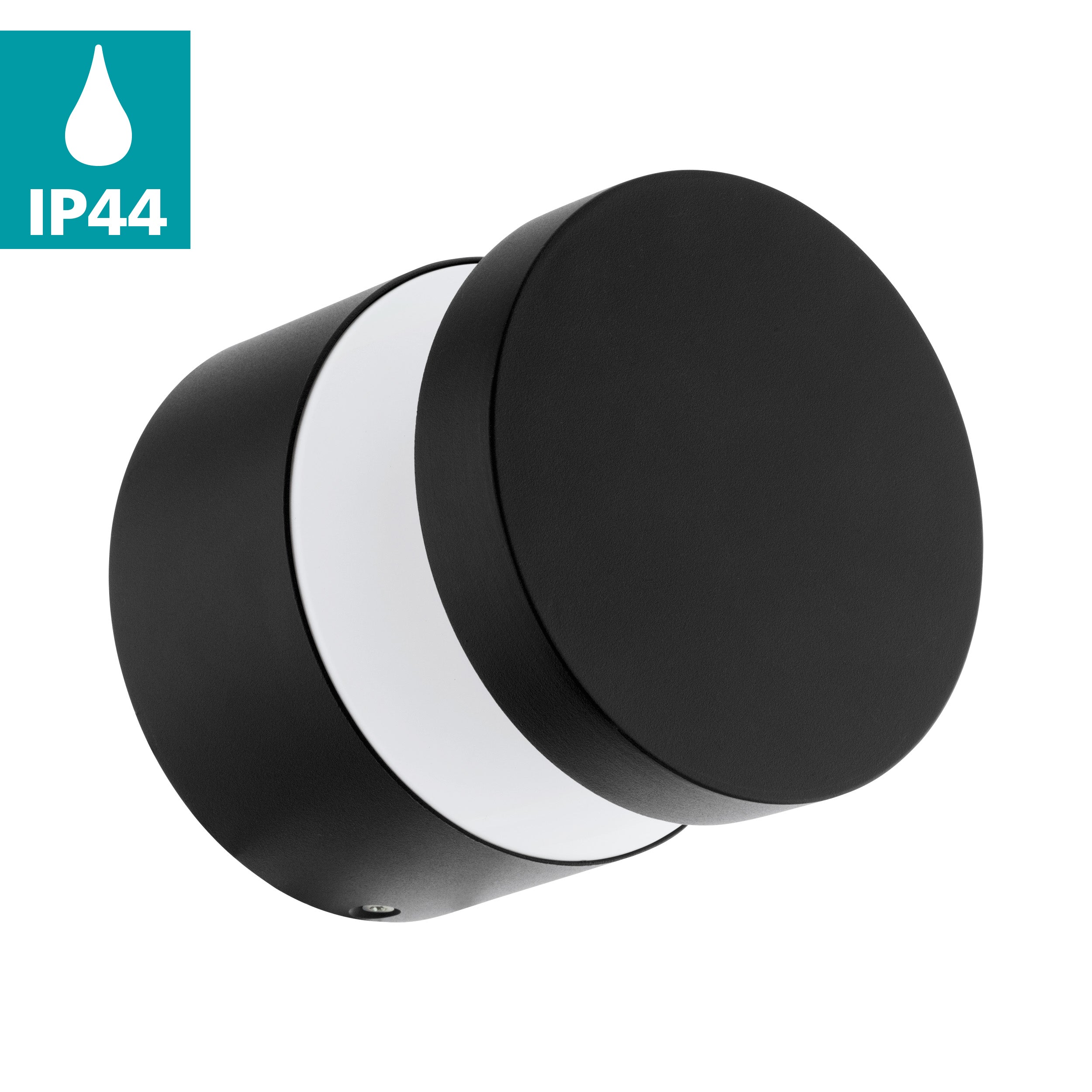eglo melzo ip44 black led outdoor wall light Kitchen Lighting Close Up