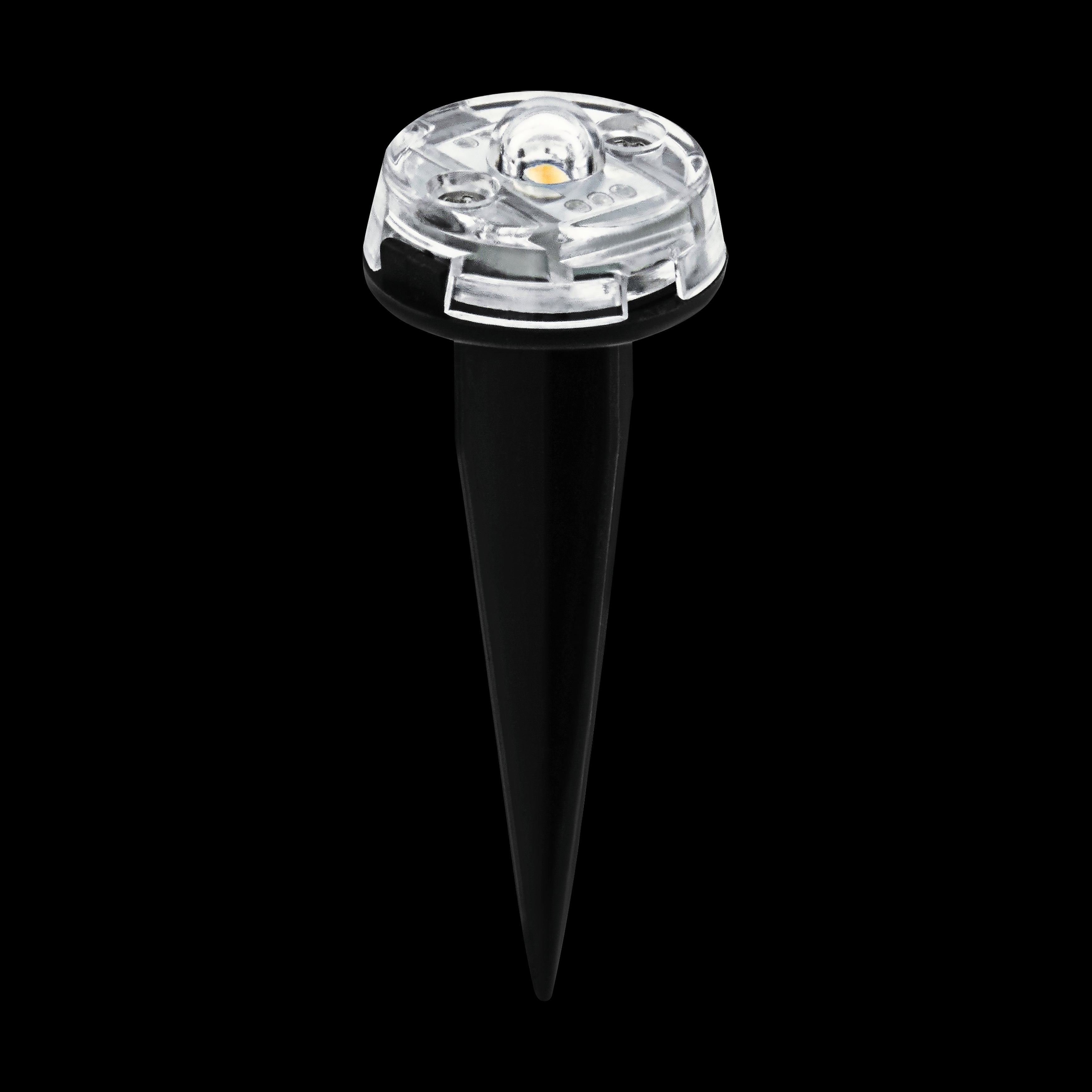 eglo spinetoli set 9 connected led ip65 ground spike lights living room close up