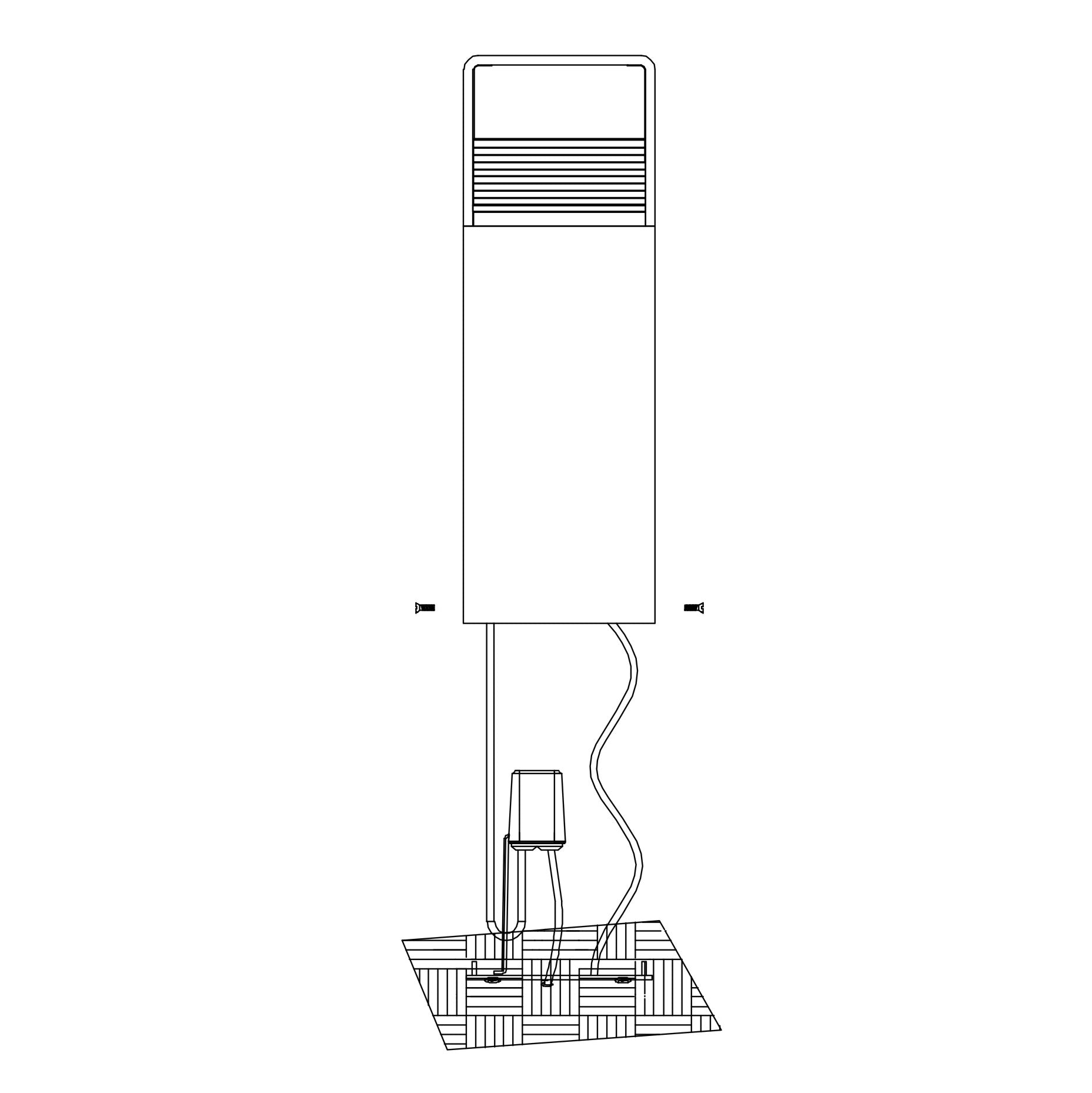eglo doninni 1 ip65 grey led pedestal light Kitchen Lighting Close Up