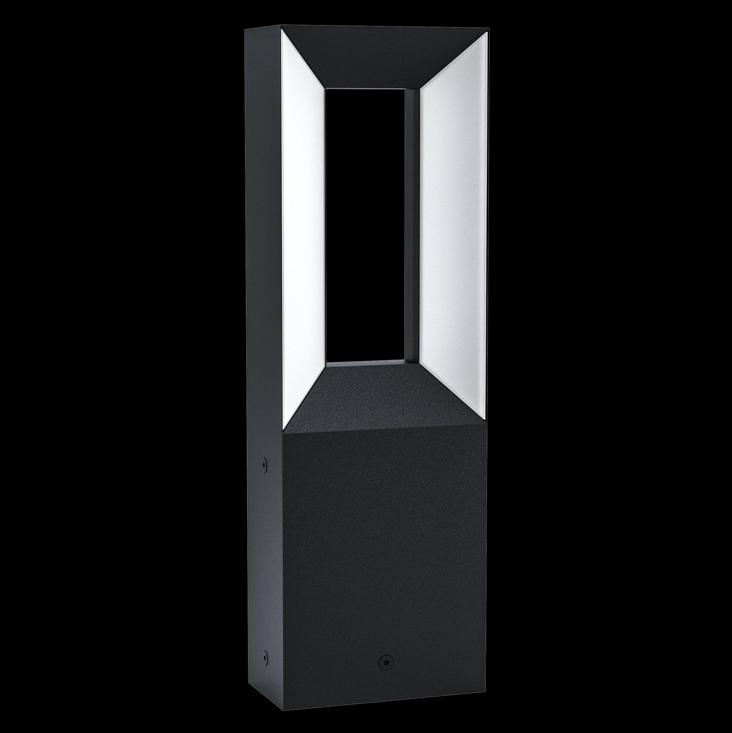 eglo riforano ip54 black led pedestal light living room image