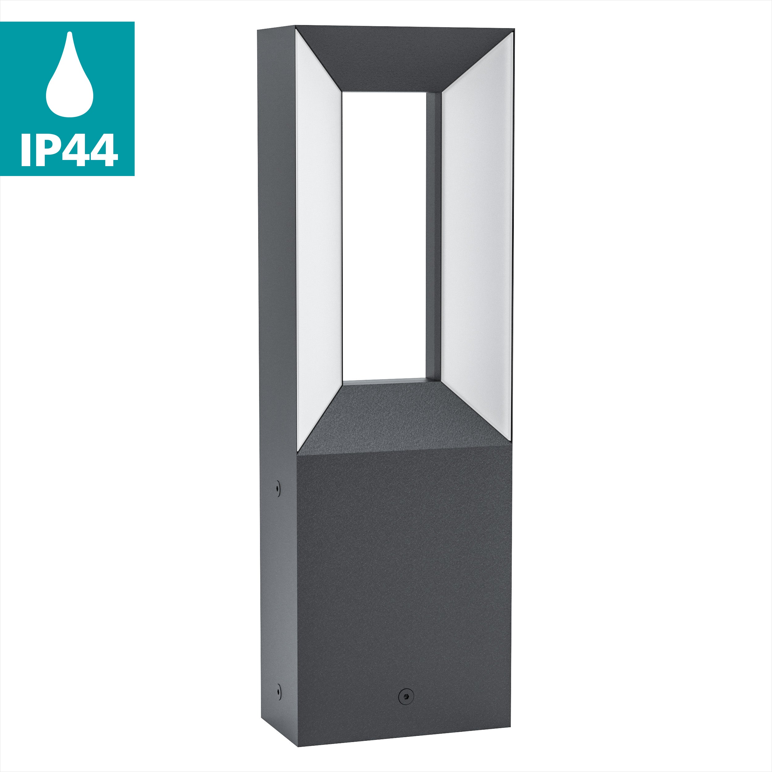 eglo riforano ip54 black led pedestal light kitchen lighting 