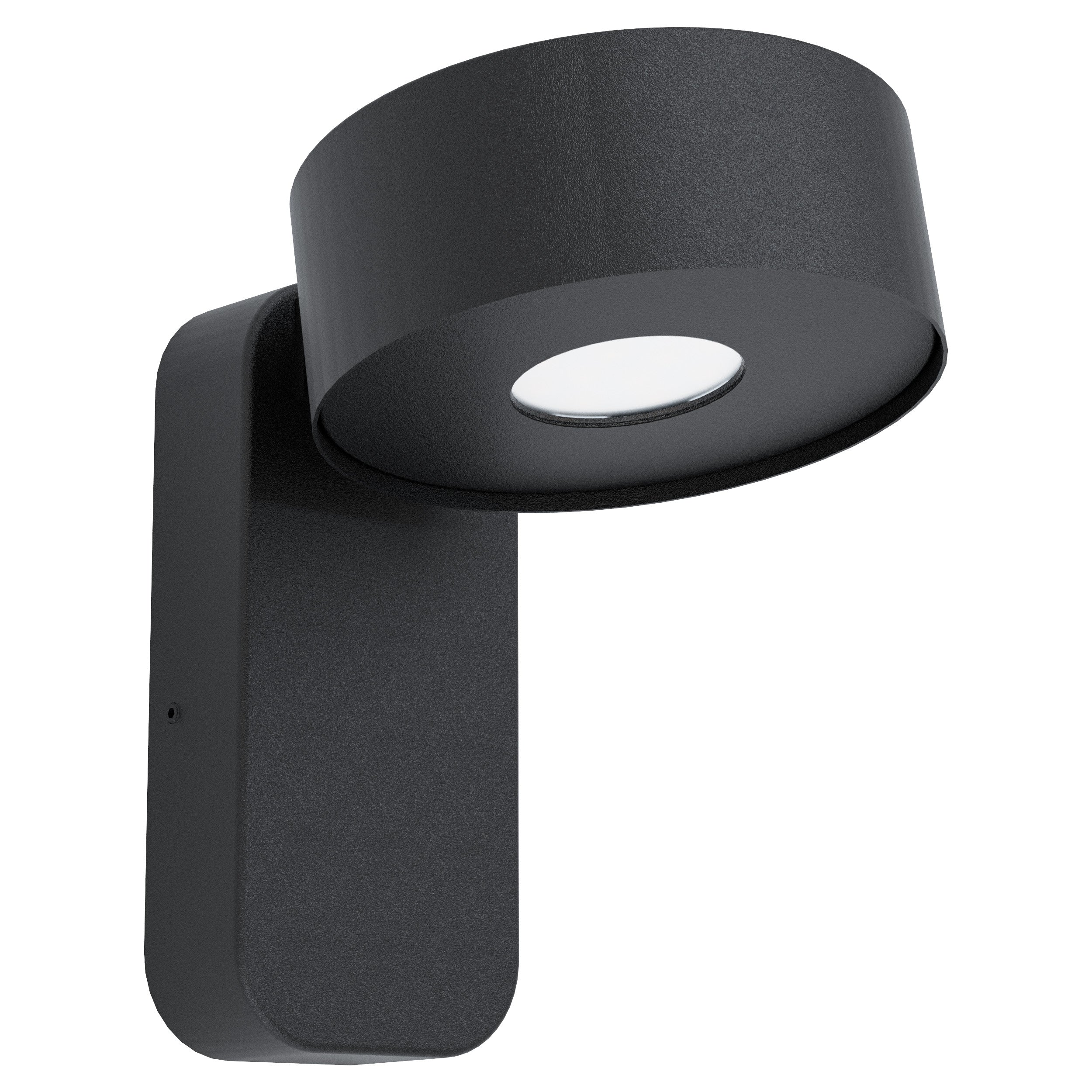 eglo palosco black led outdoor wall light ip44 living room image