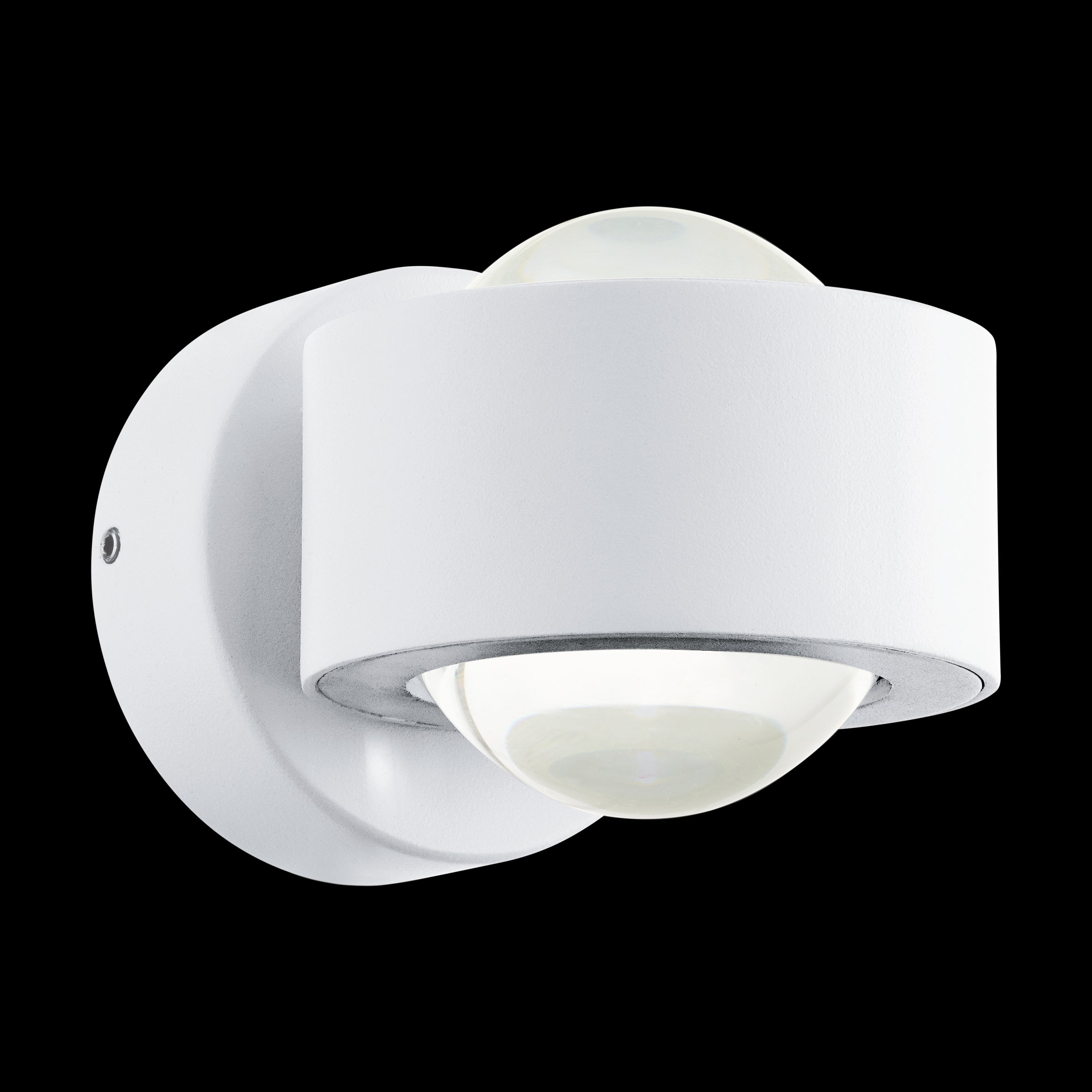 eglo treviolo white up down led outdoor wall light ip45