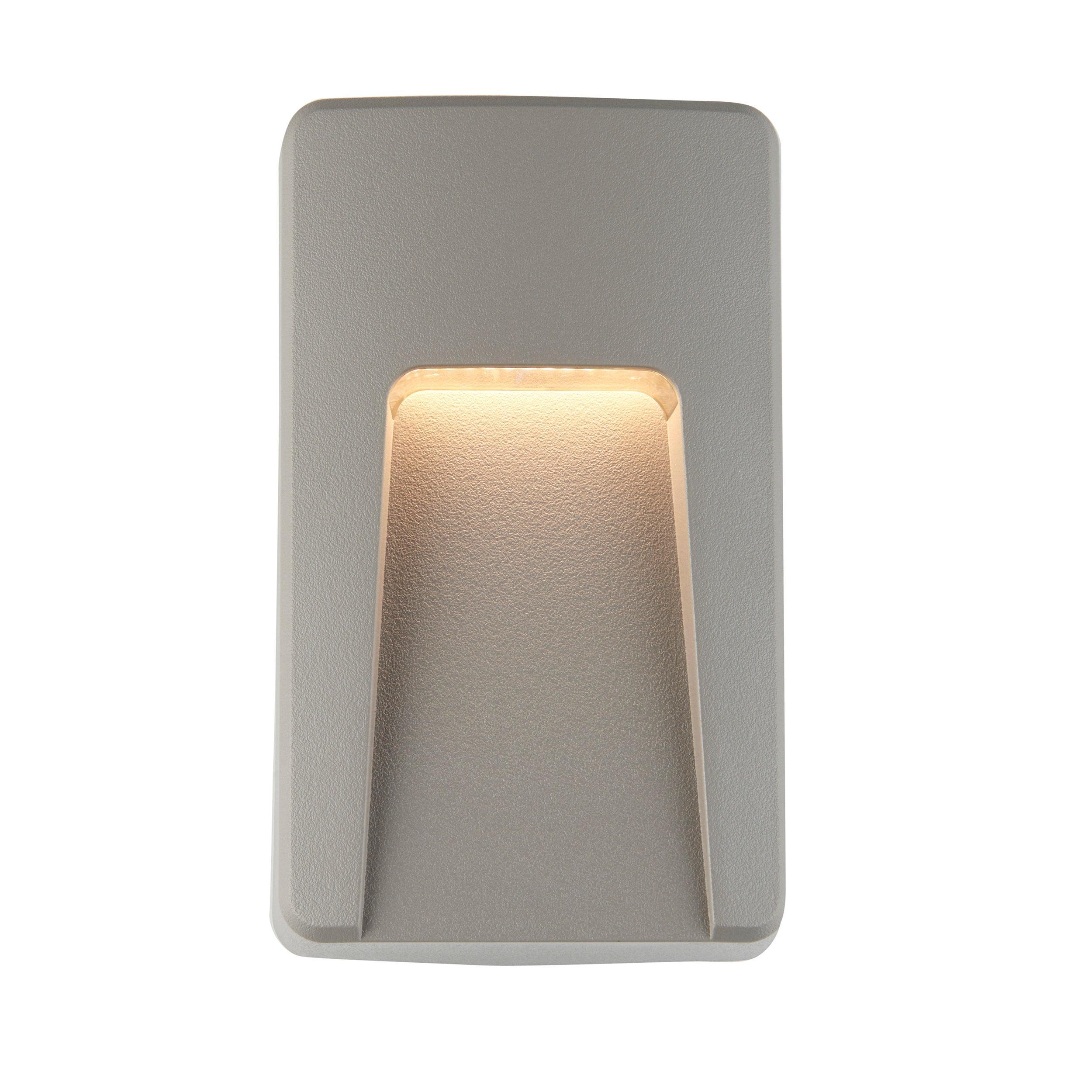 severus grey vertical outdoor brick light ip65 2 8w by saxby lighting, close up image 145