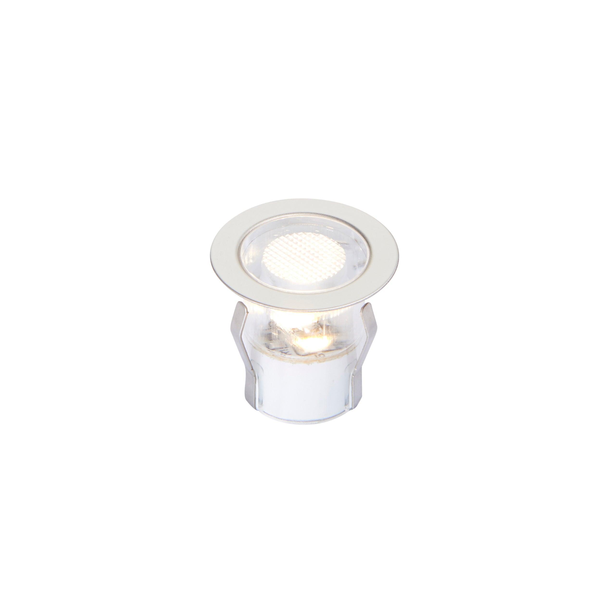 kios 2 warm white decking light ip44 0 45w by saxby lighting, close up image 83