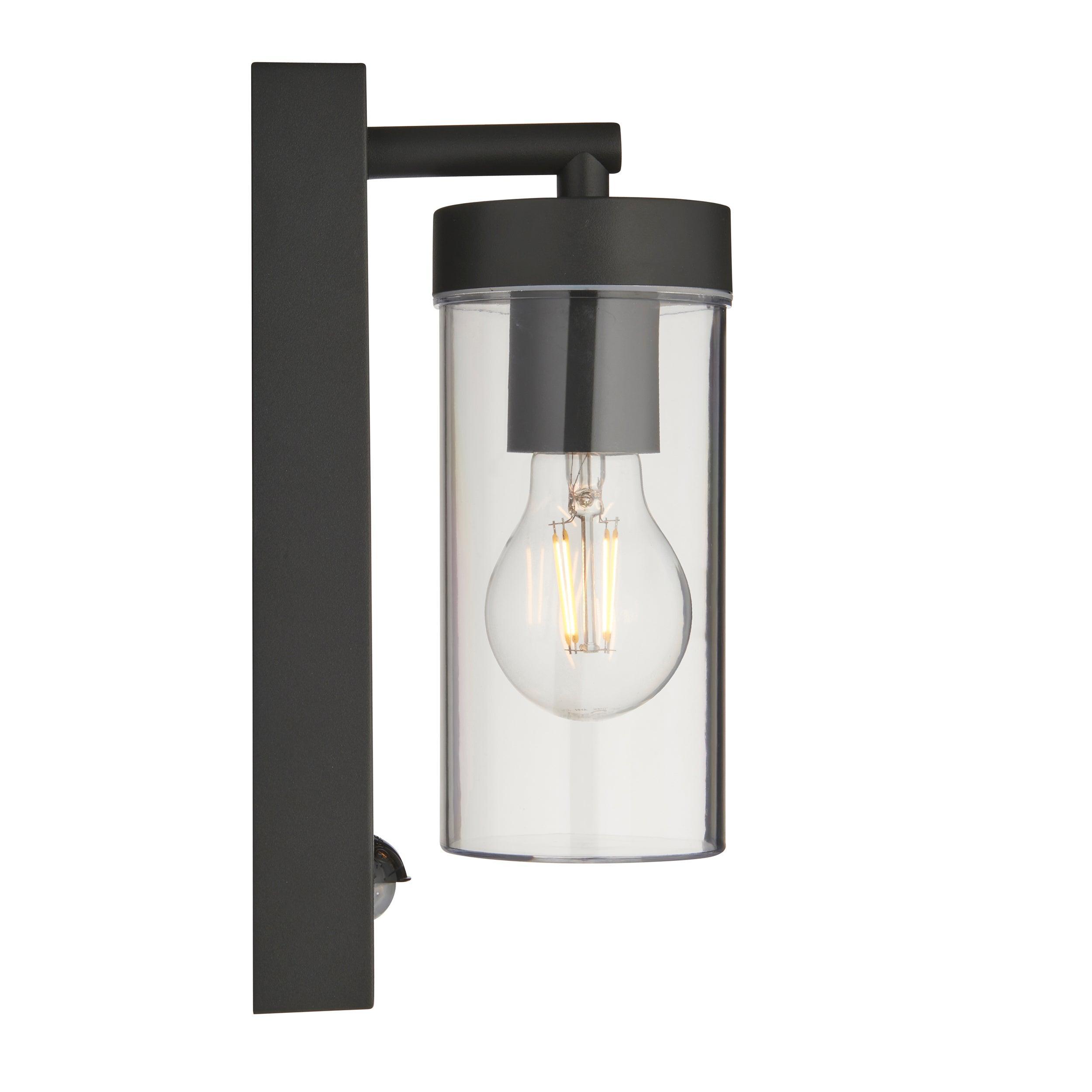 hayden pir sensor outdoor wall light p44 15w by saxby lighting, close up image 65