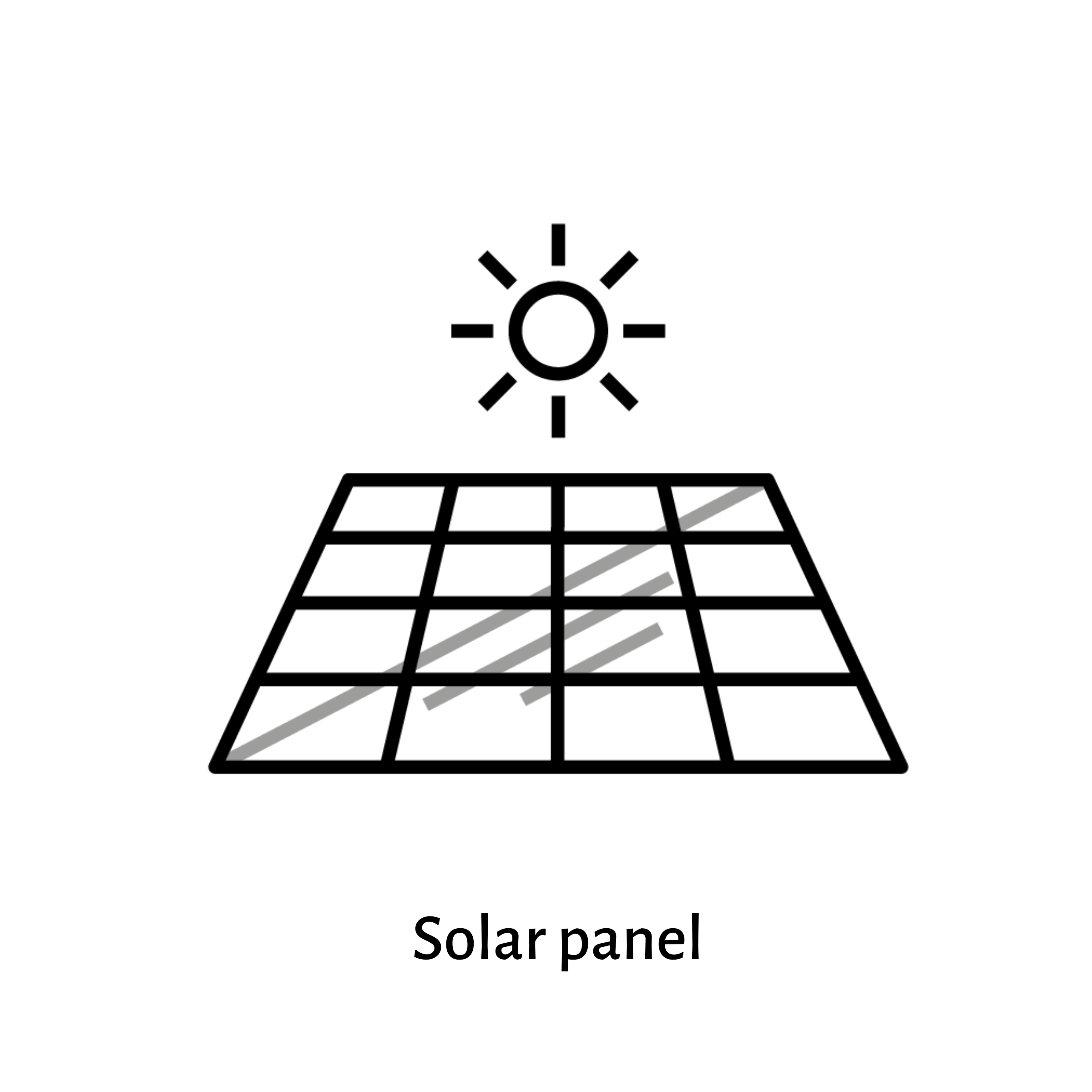 Lutec Avony Solar Outdoor Black Wall Light