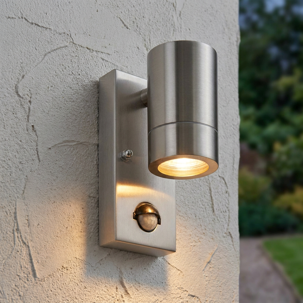 Atlantis PIR Sensor Twin Marine Grade Outdoor Wall Light IP44 7W
