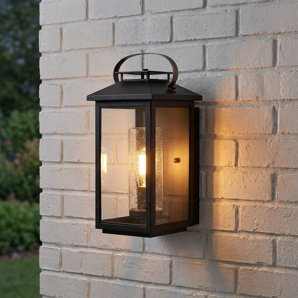 Atwater 1 Light Medium Black Outdoor Wall Lantern