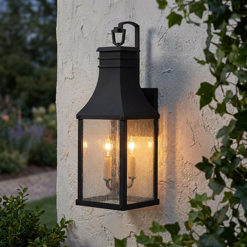 Beacon Hill Black Medium Outdoor Wall Lantern