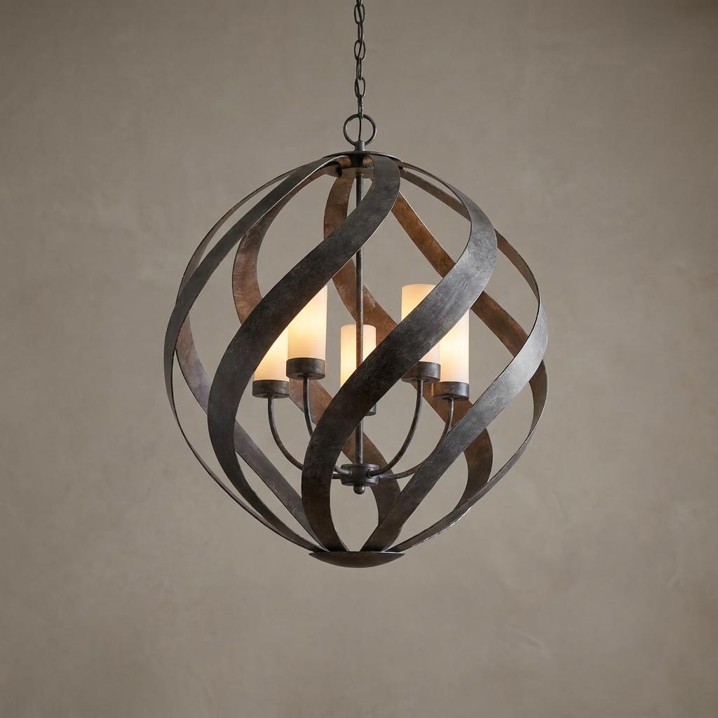 Blacksmith 5 Light Outdoor Chandelier-warehouse-25-09-26