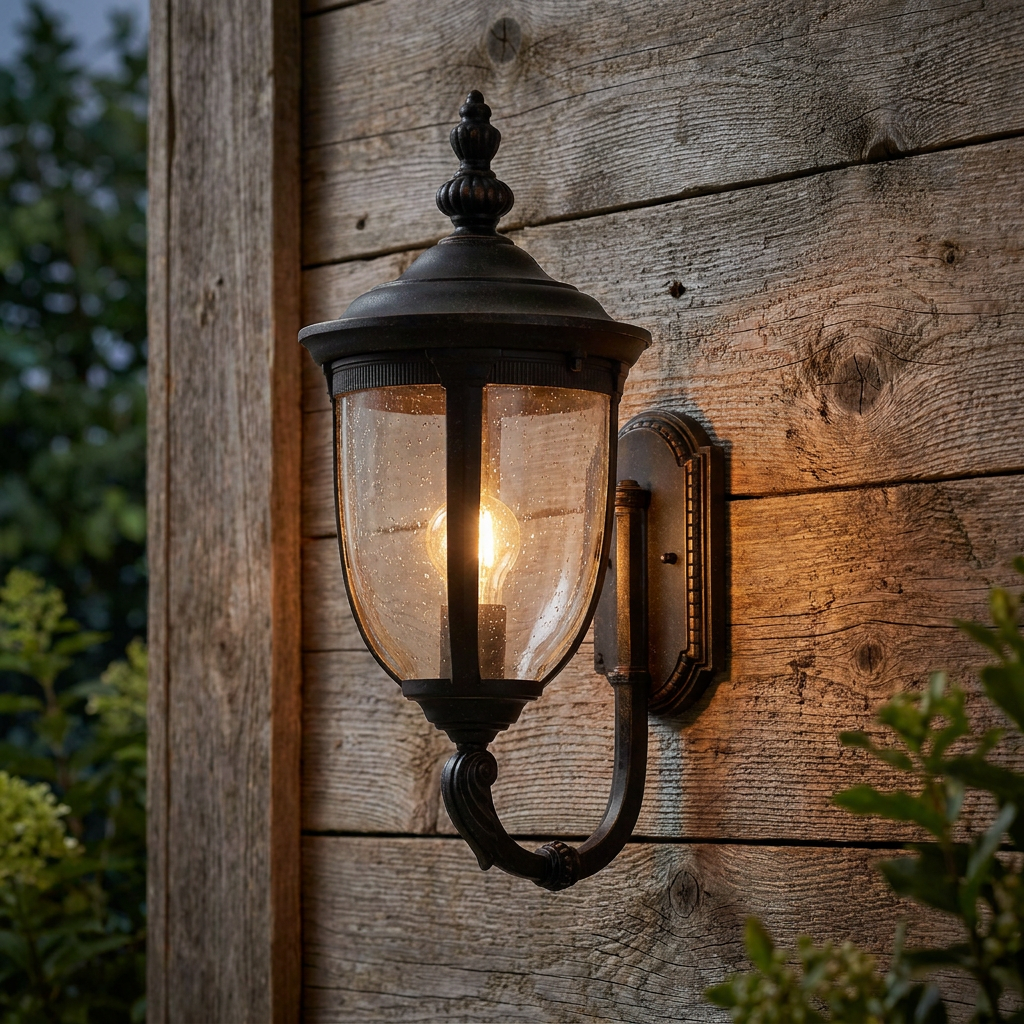 Cleveland 1 Light Medium Bronze Outdoor Wall Light
