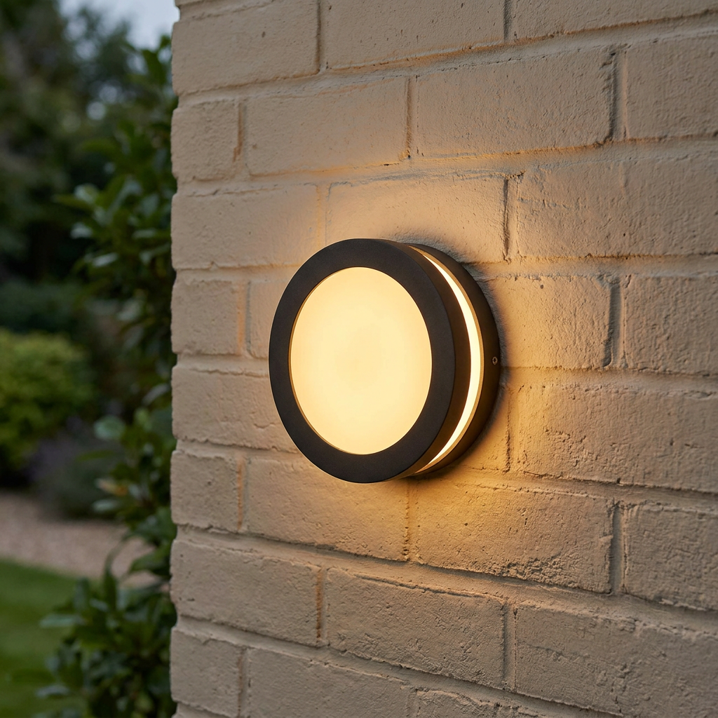 Elstead Ano Compact Black Outdoor Wall/Ceiling Lantern