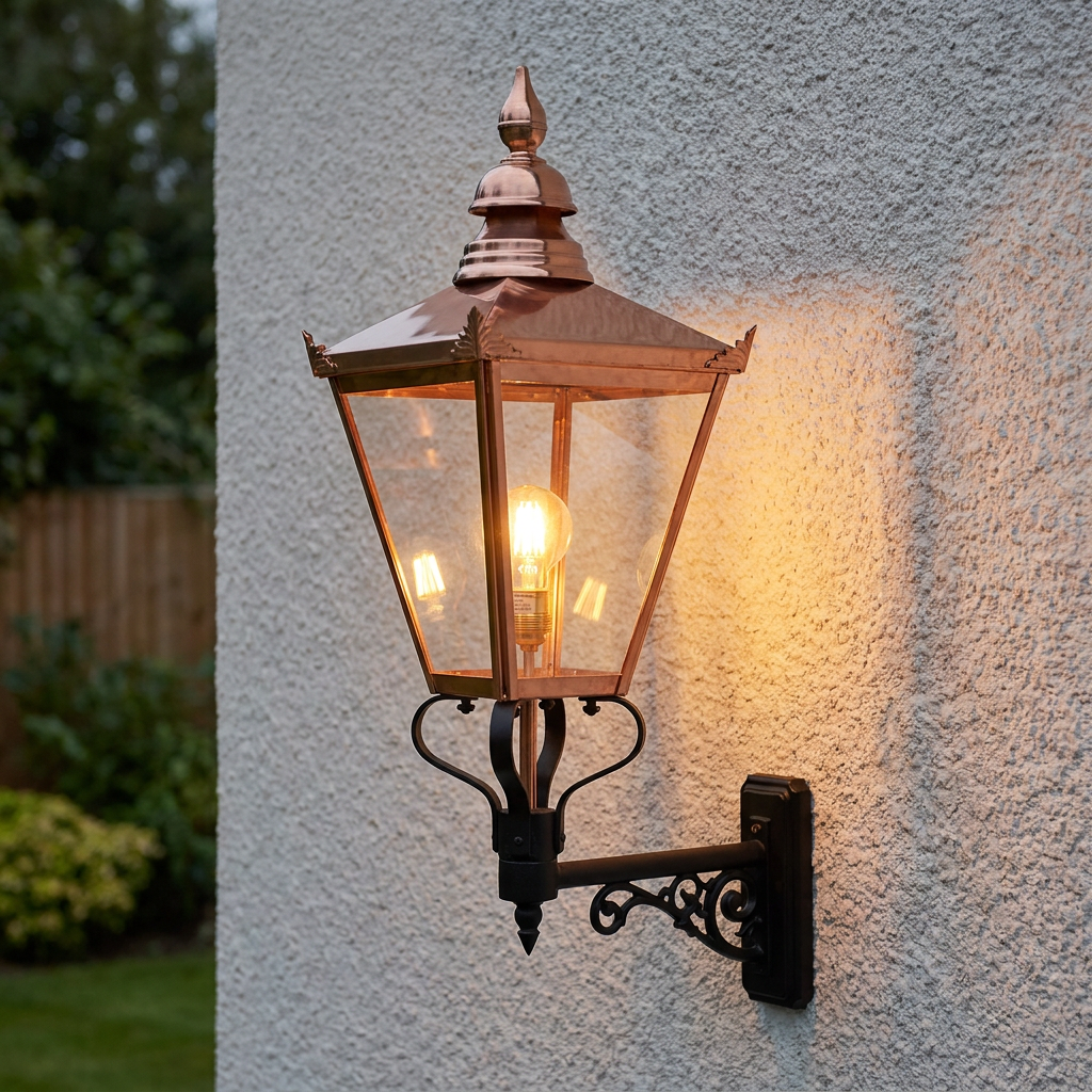 Elstead Chelsea Copper Large Outdoor Wall Light