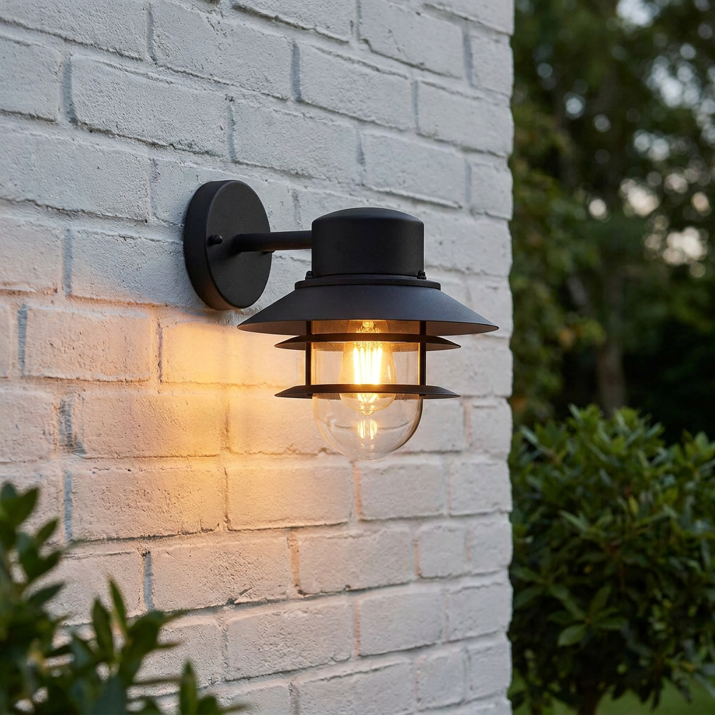 Elstead Copenhagen Black Outdoor Wall Light