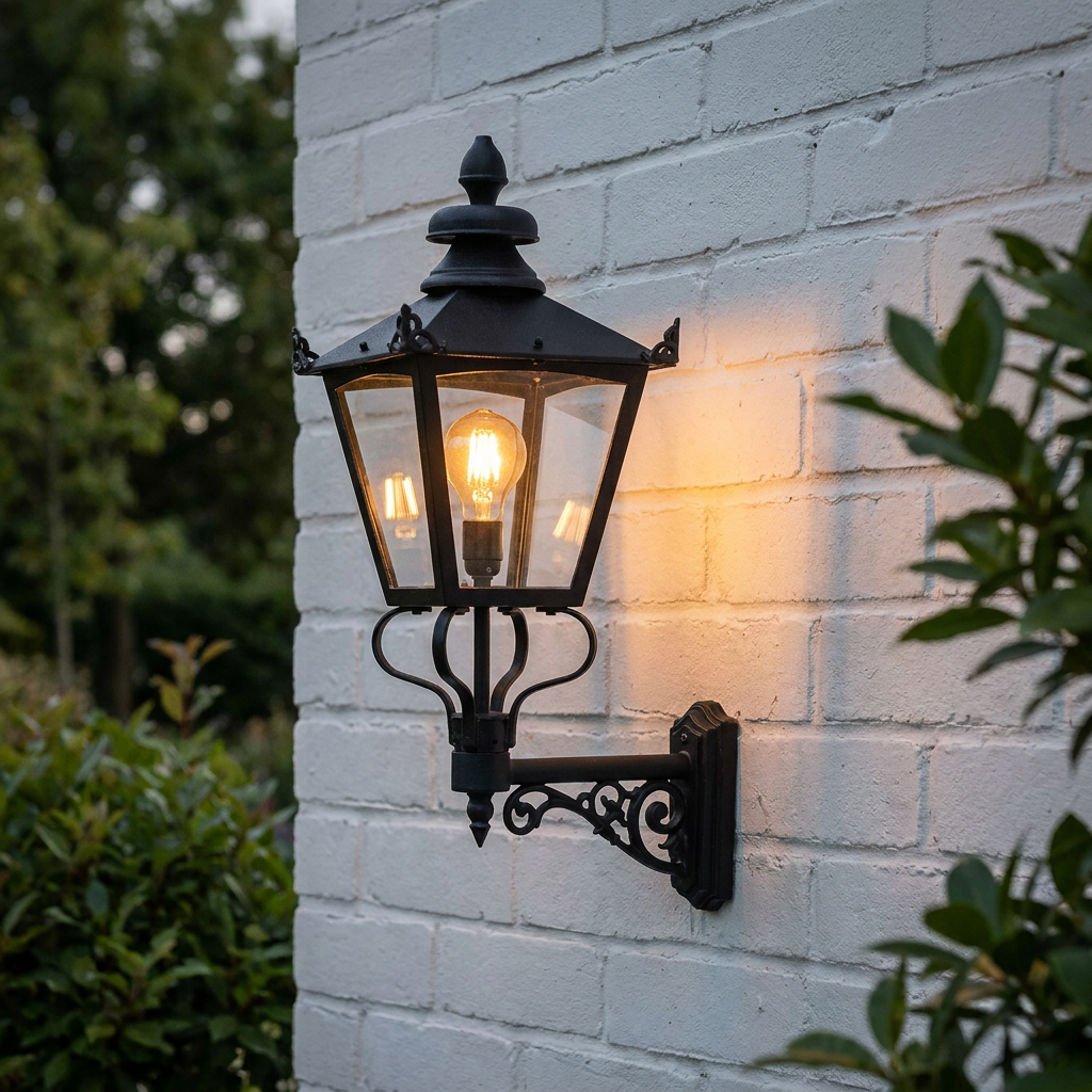 Elstead Grampian Black Outdoor Wall Light