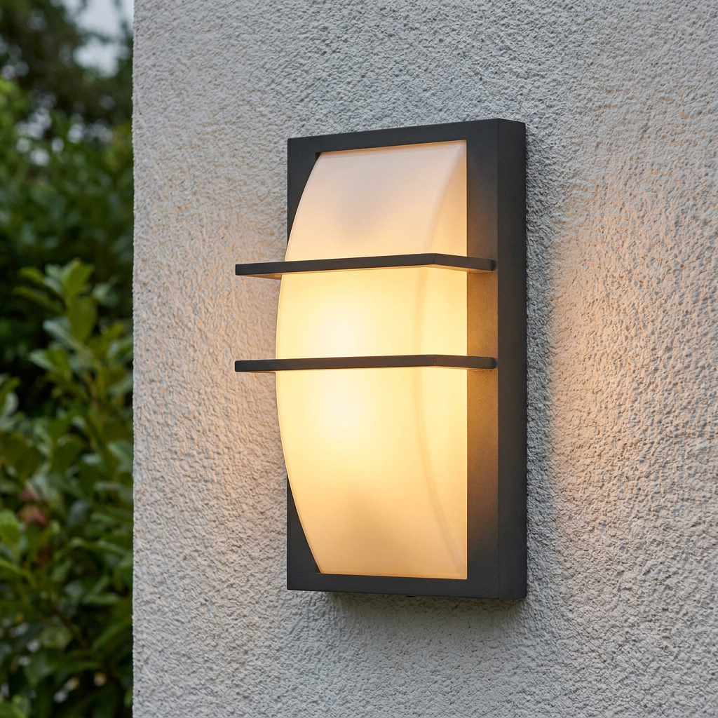 Elstead Sven Large Graphite Outdoor Wall Light