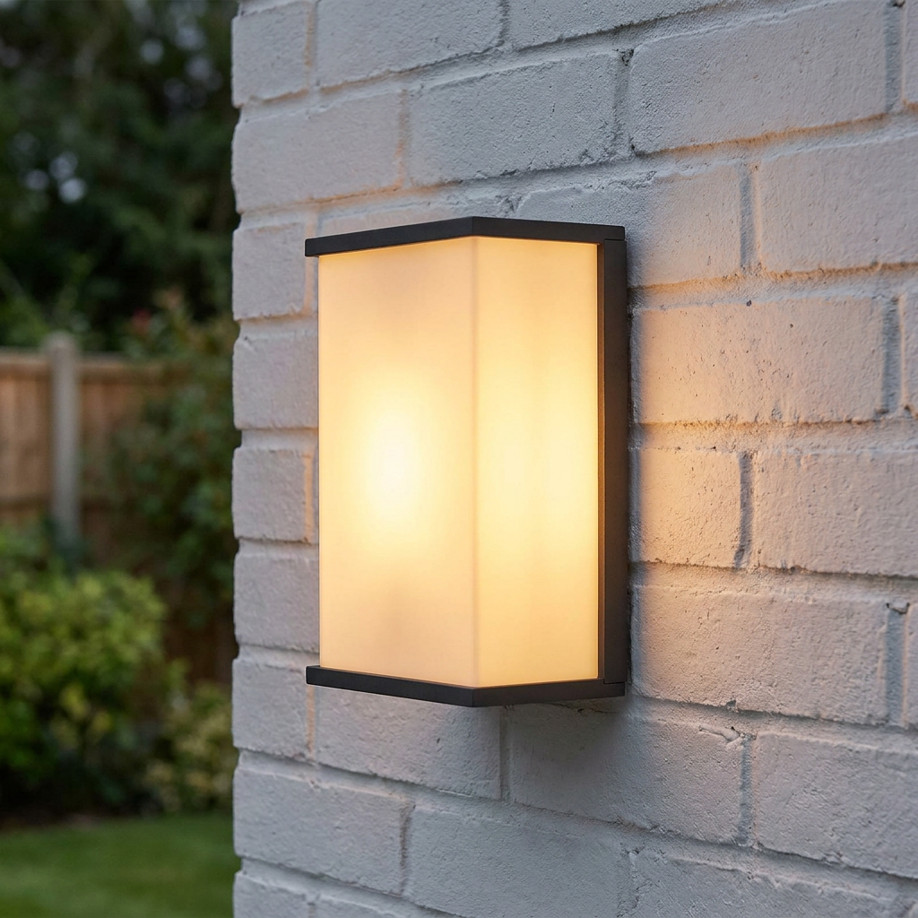 Elstead Torsten Tall Dark Grey Outdoor Wall Light