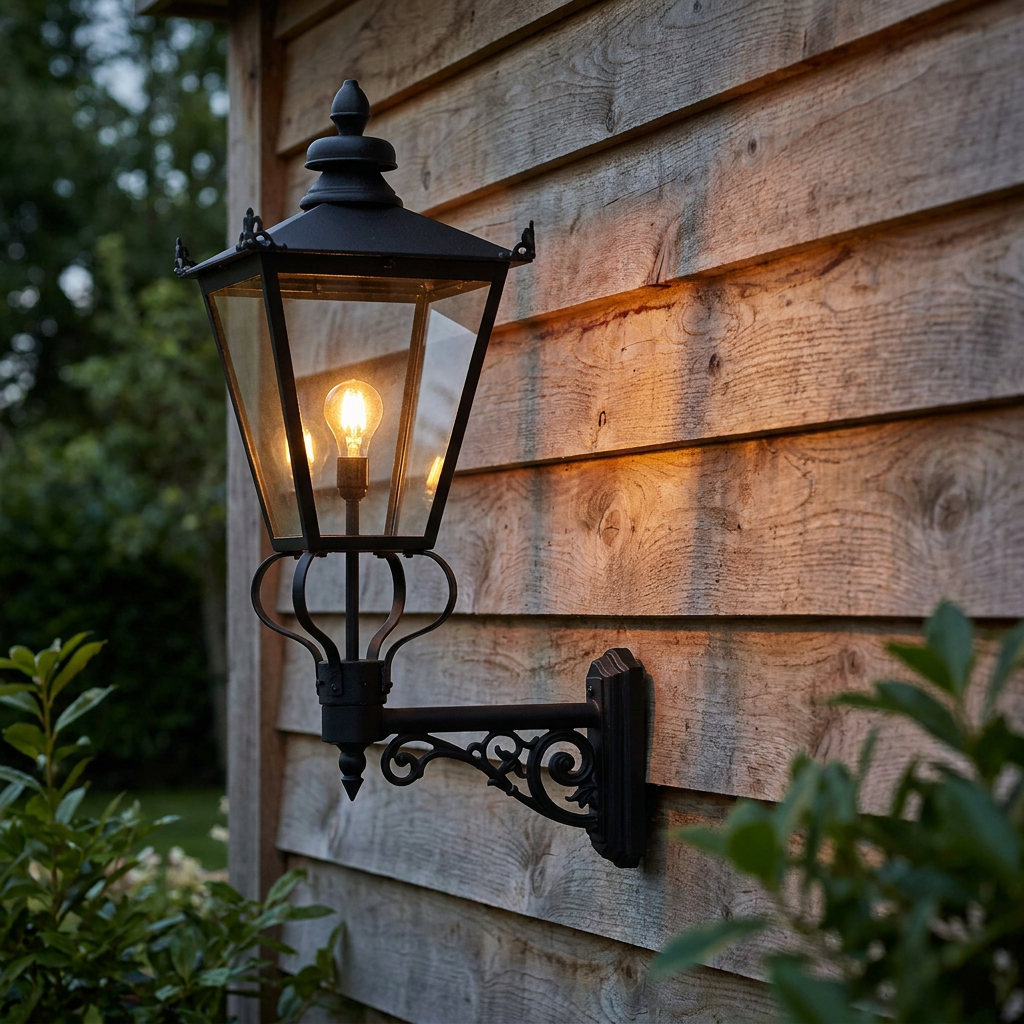 Elstead Wilmslow 1 Light Black Outdoor Wall Light