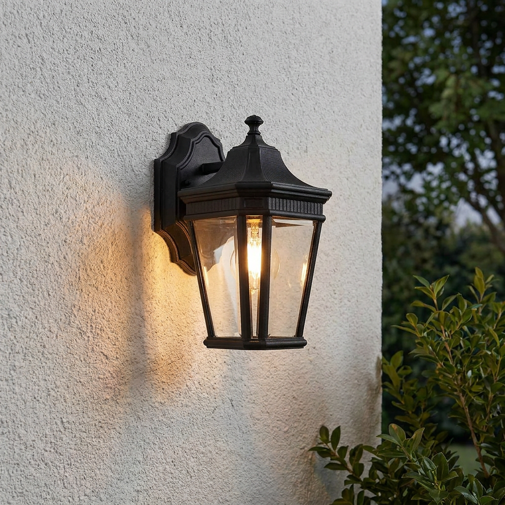 Feiss Cotswold Lane Black Small Outdoor Wall Light