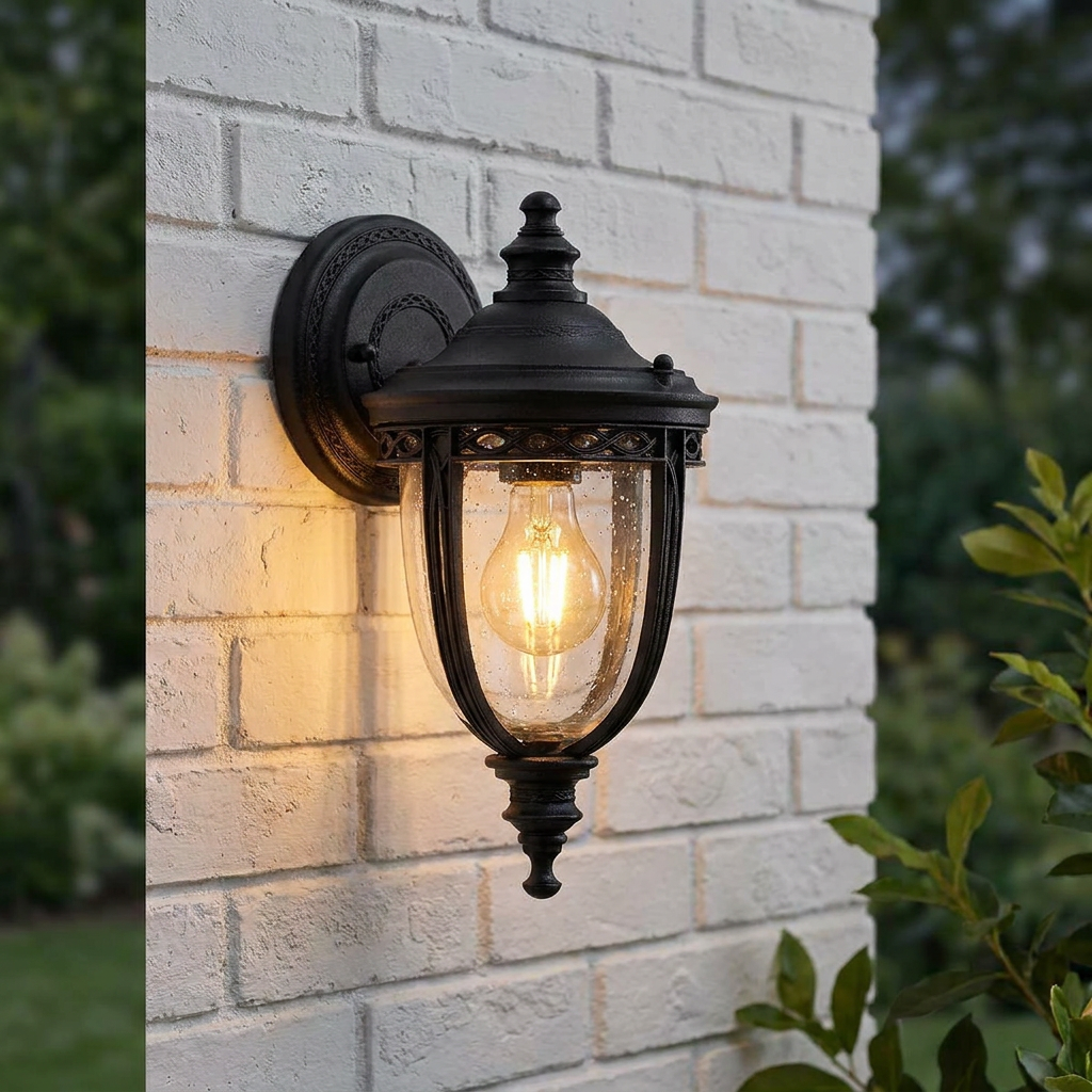Feiss English Bridle Black Small Outdoor Wall Light