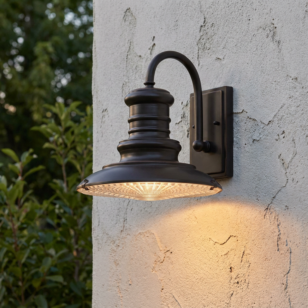 Feiss Redding Station Bronze Medium Outdoor Wall Light