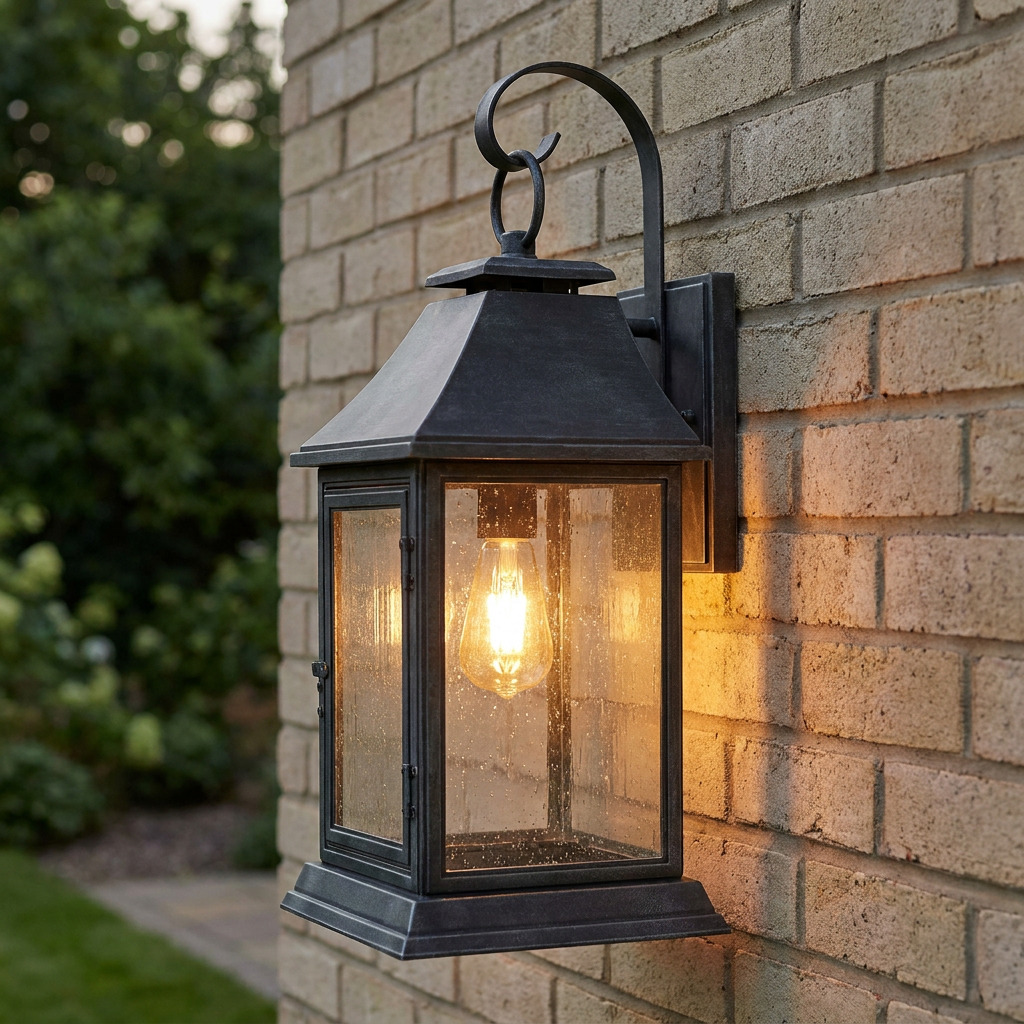 Feiss Shepherd XL Zinc Outdoor Wall Light