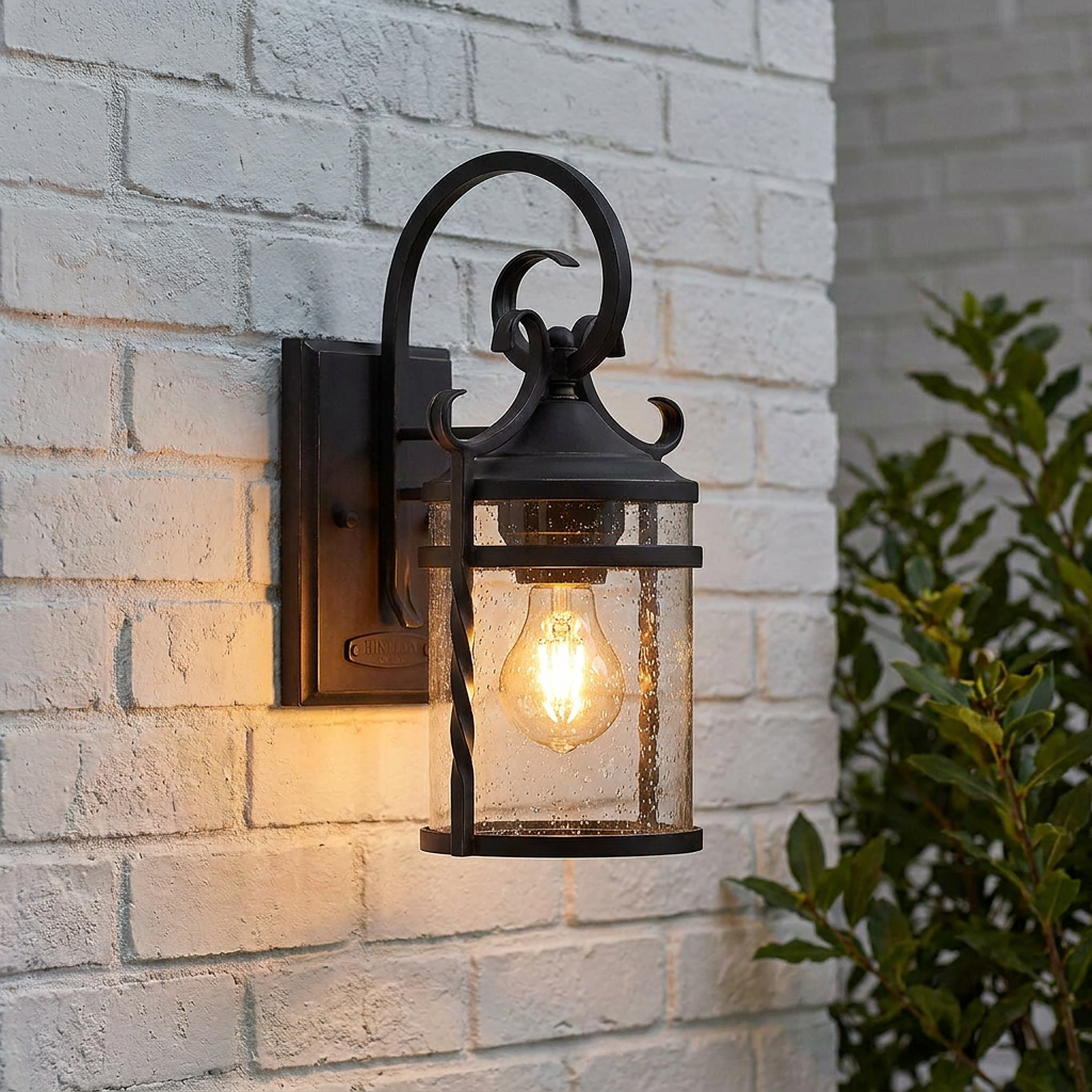 Hinkley Casa 1 Light Black Outdoor Wall Light