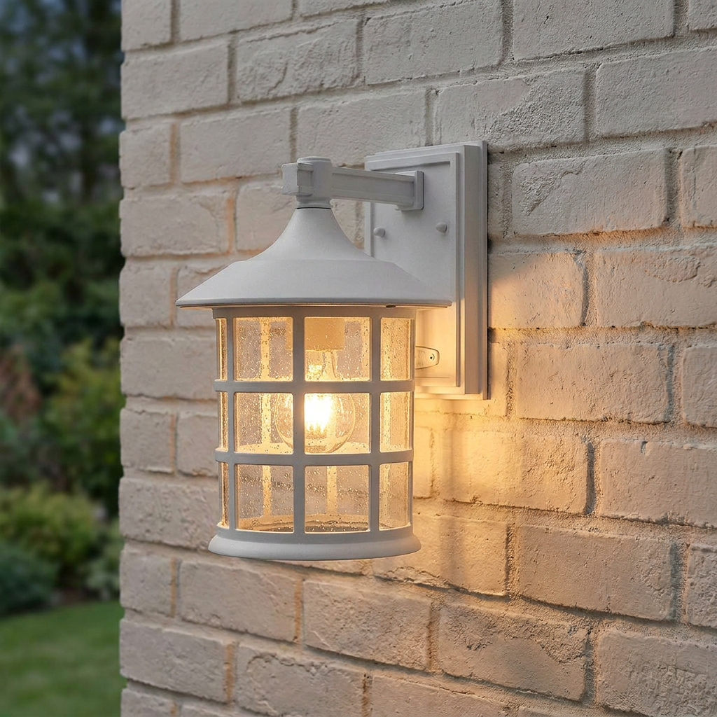 Hinkley Freeport 1lt Medium White Outdoor Wall Light