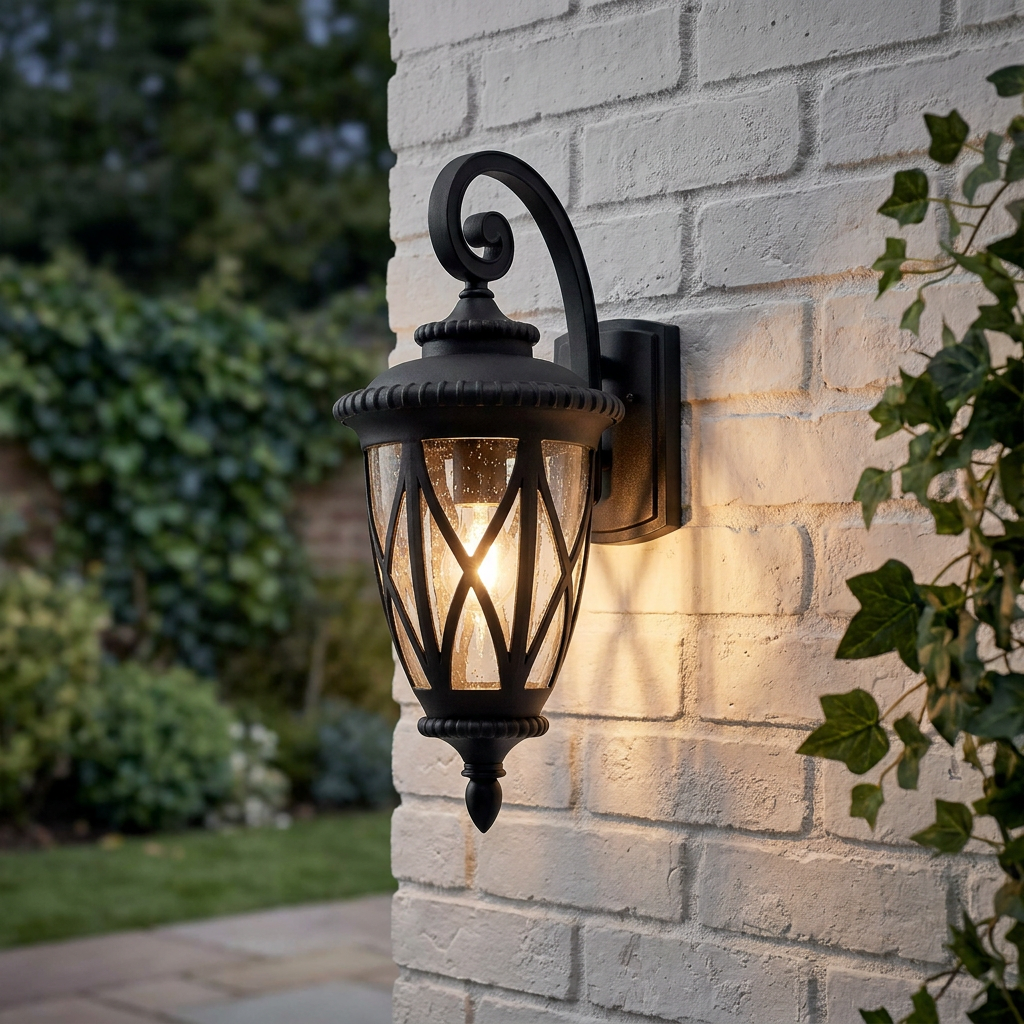 Kichler Admirals Cove 1 Light Large Black Outdoor Wall Light