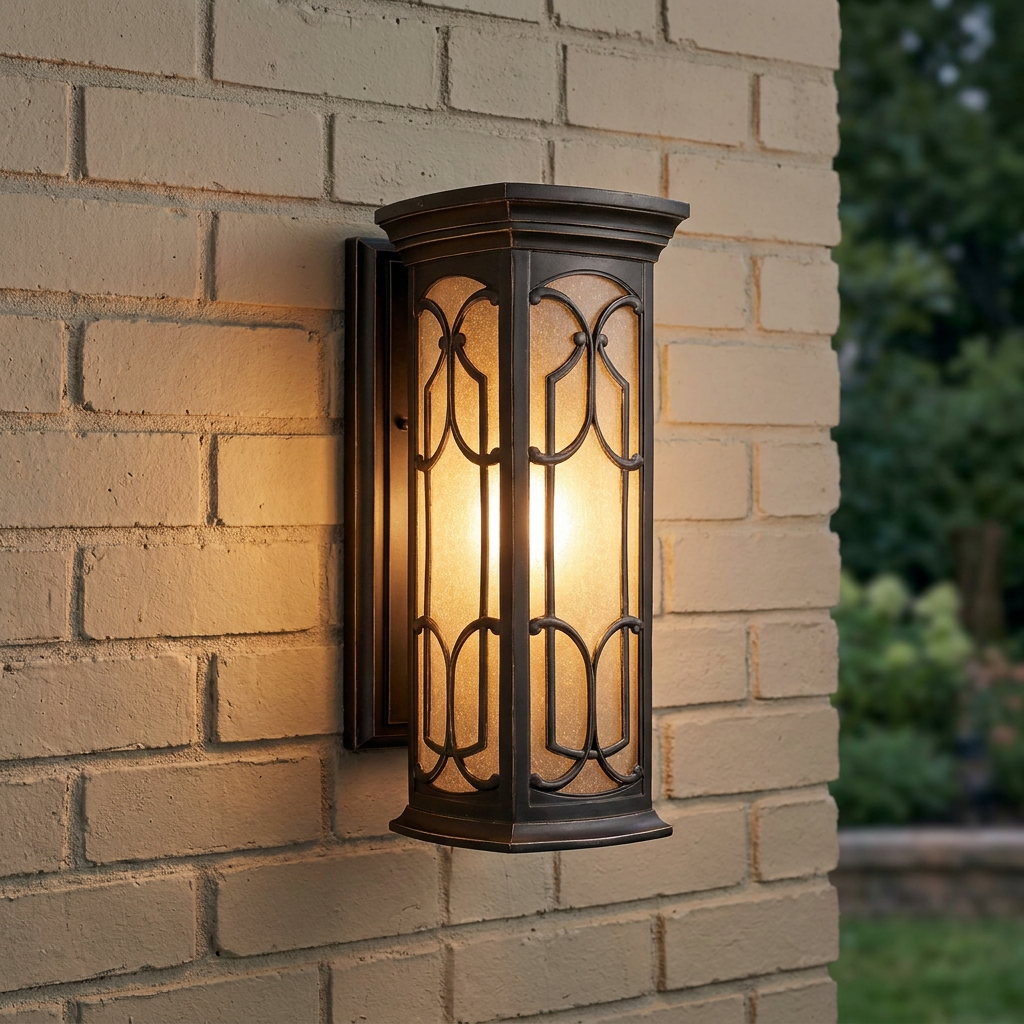 Kichler Franceasi Olde Bronze Medium Outdoor Wall Light