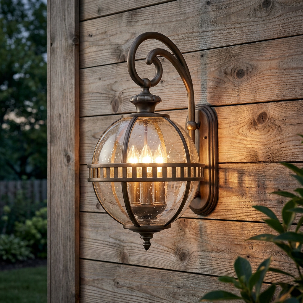 Kichler Halleron 3 Light Bronze Outdoor Wall Light