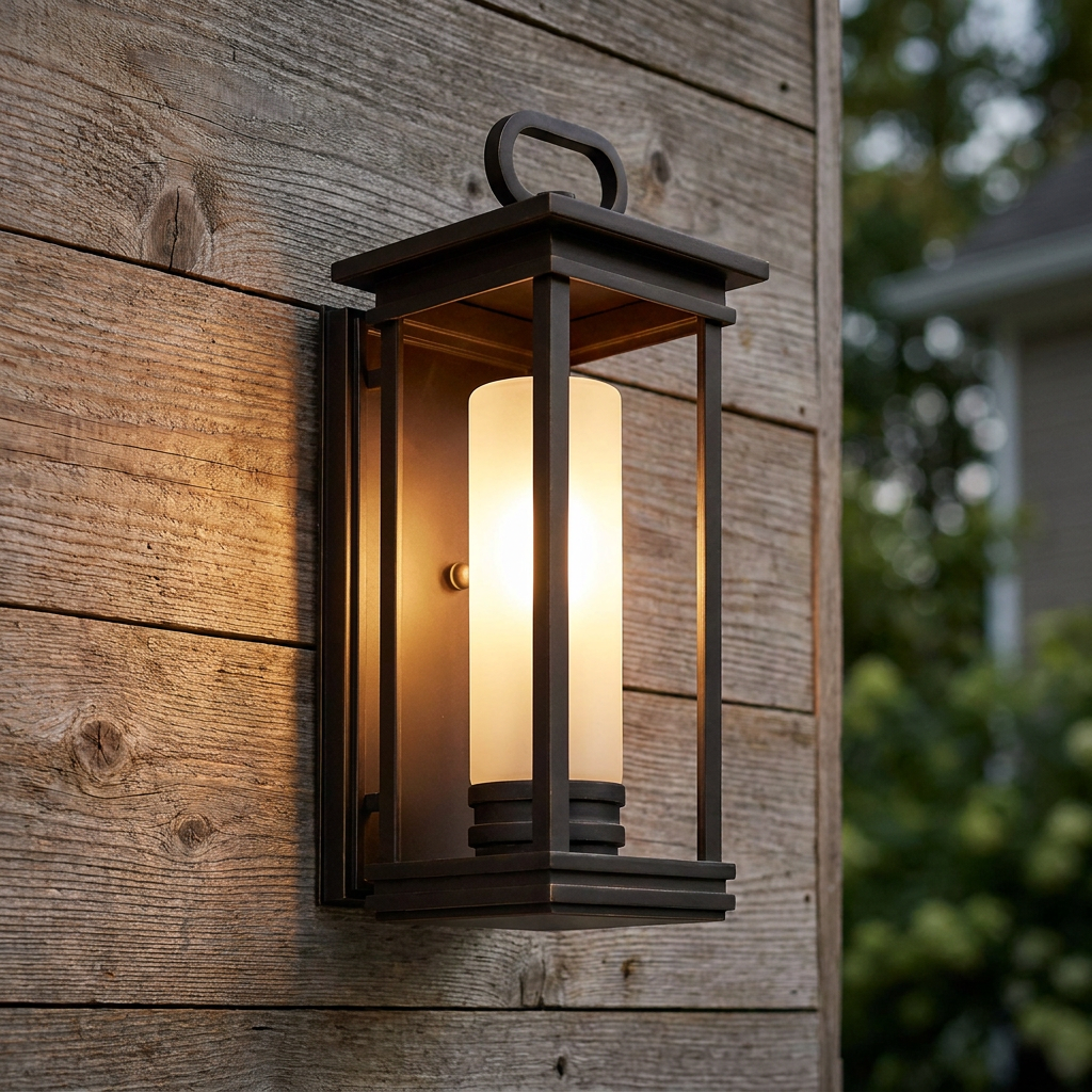Kichler South Hope Medium Rubbed Bronze Outdoor Wall Light