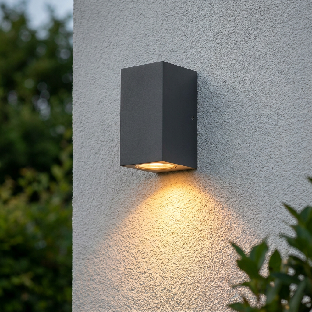 Norlys Sandvik 1 Light Graphite Down Outside Wall Light