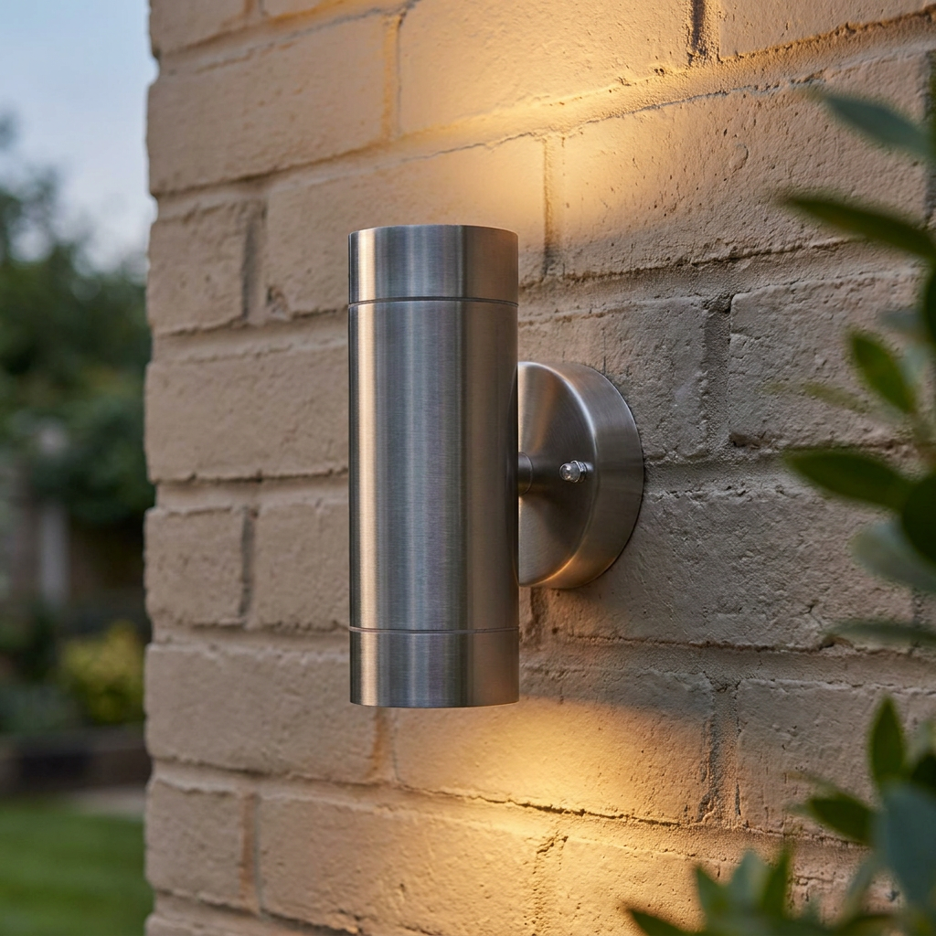 Oaks Carson Stainless Steel Outdoor Wall Light