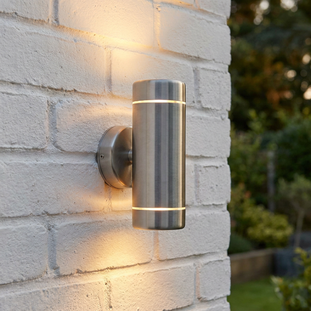 Odyssey Steel Up & Down Outdoor Wall Light IP65 7W