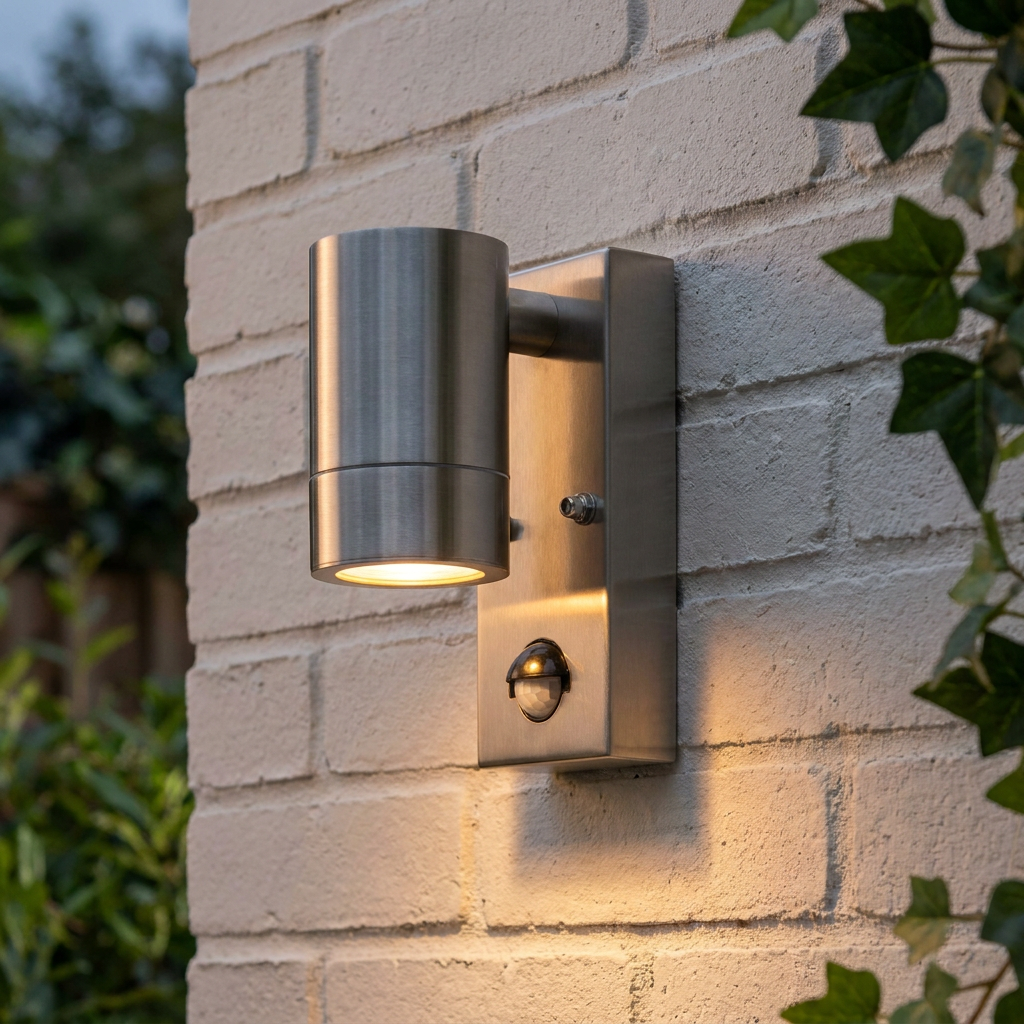 Palin PIR Sensor Marine Grade Outdoor Wall Light IP65 7W